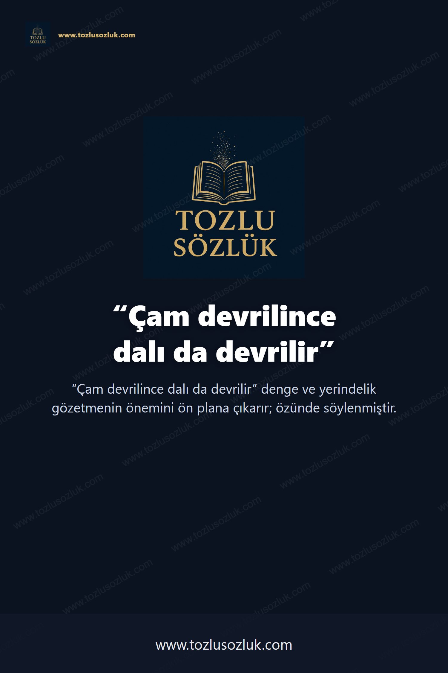 Çam devrilince dalı da devrilir Pinterest görseli