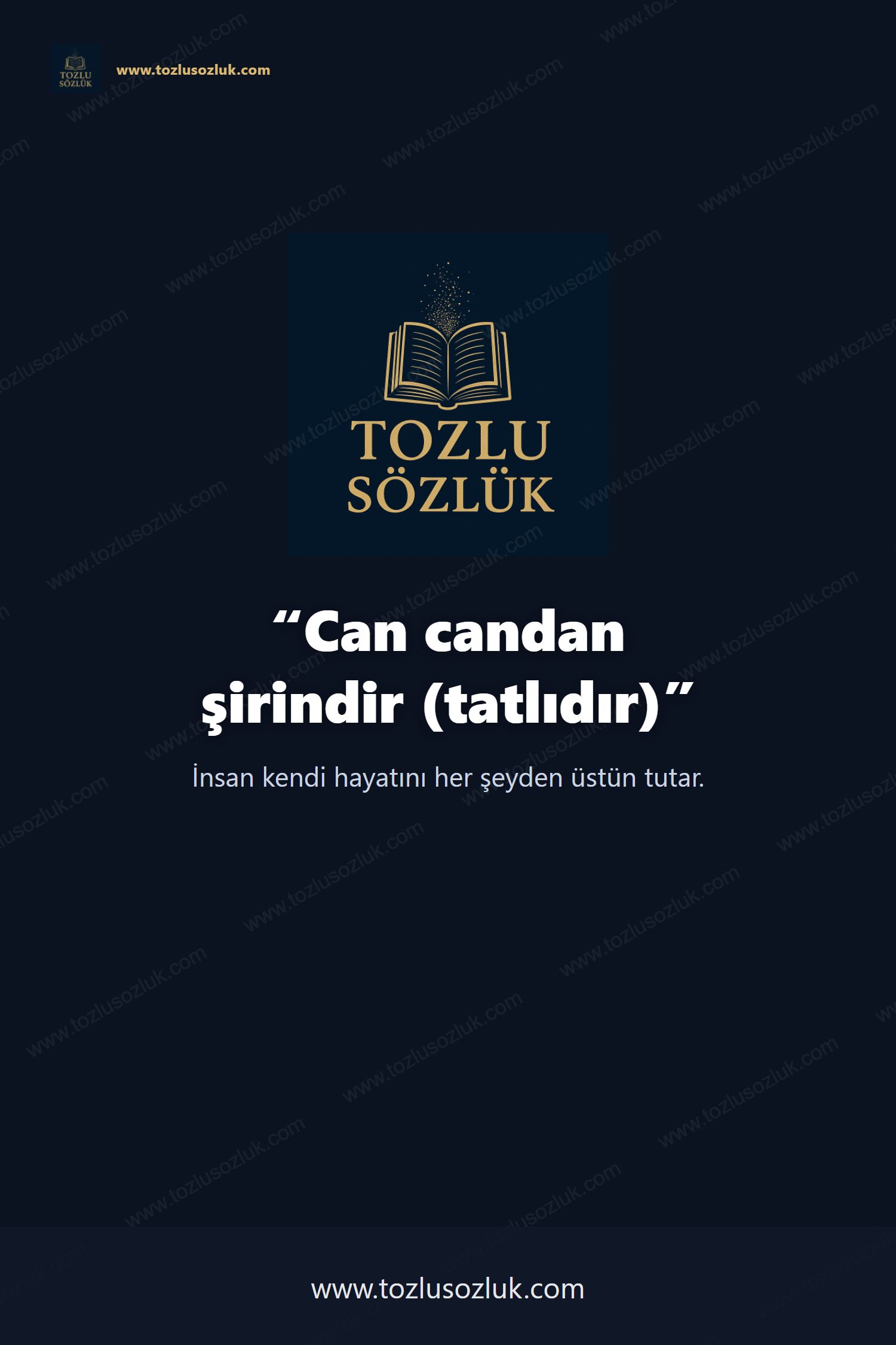 Can candan şirindir (tatlıdır) Pinterest görseli
