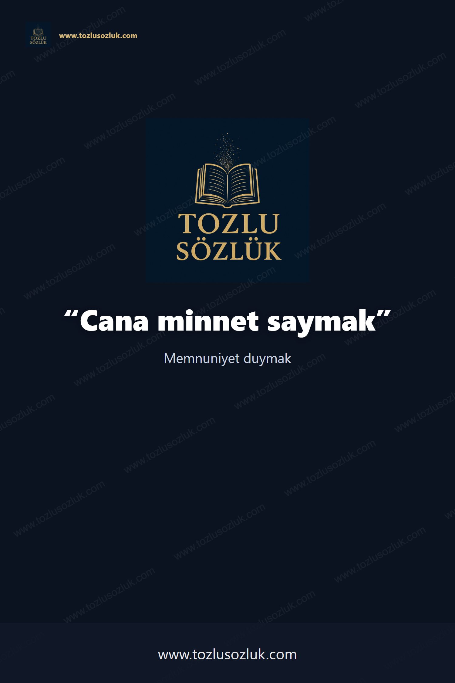 Cana minnet saymak Pinterest görseli