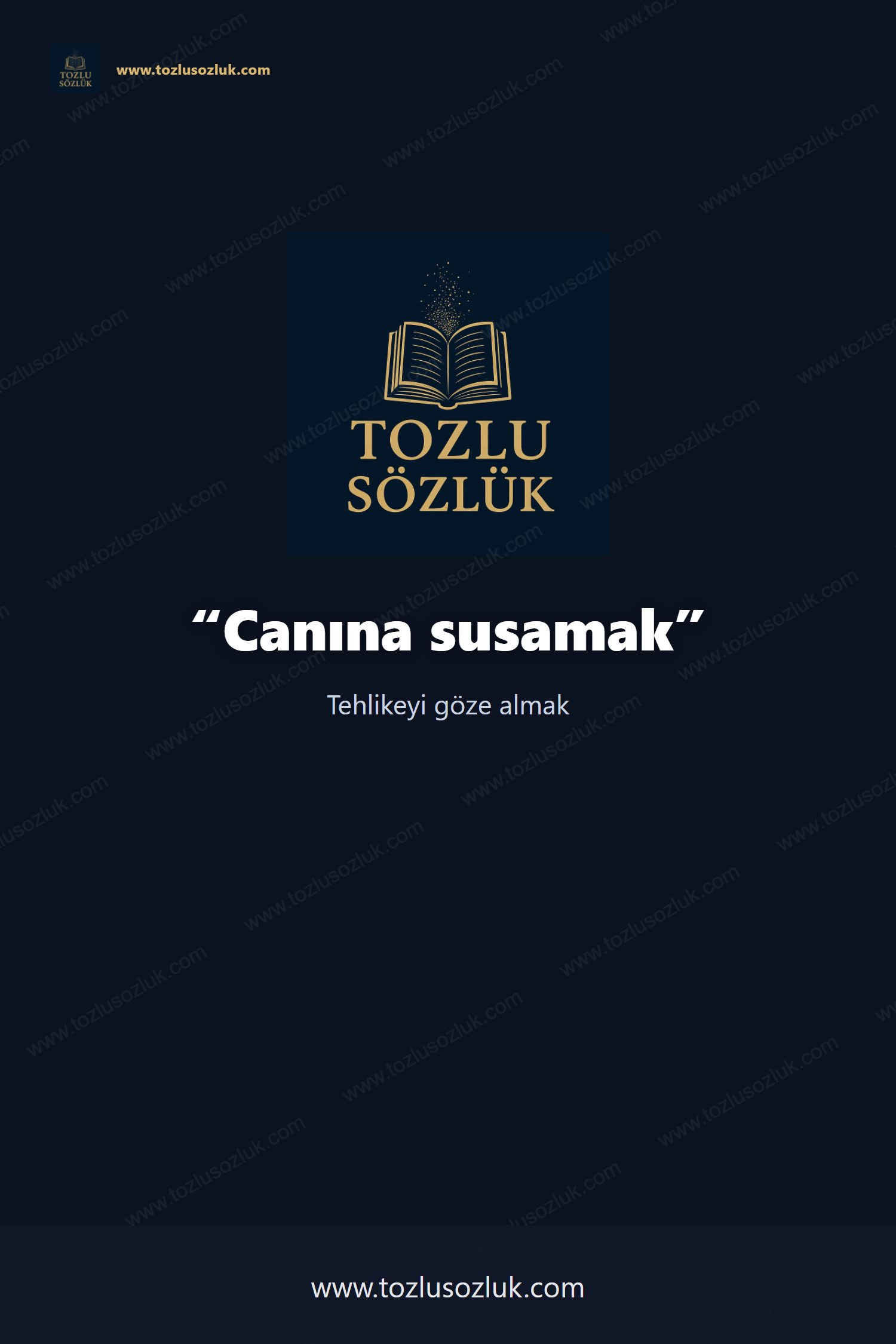Canına susamak Pinterest görseli
