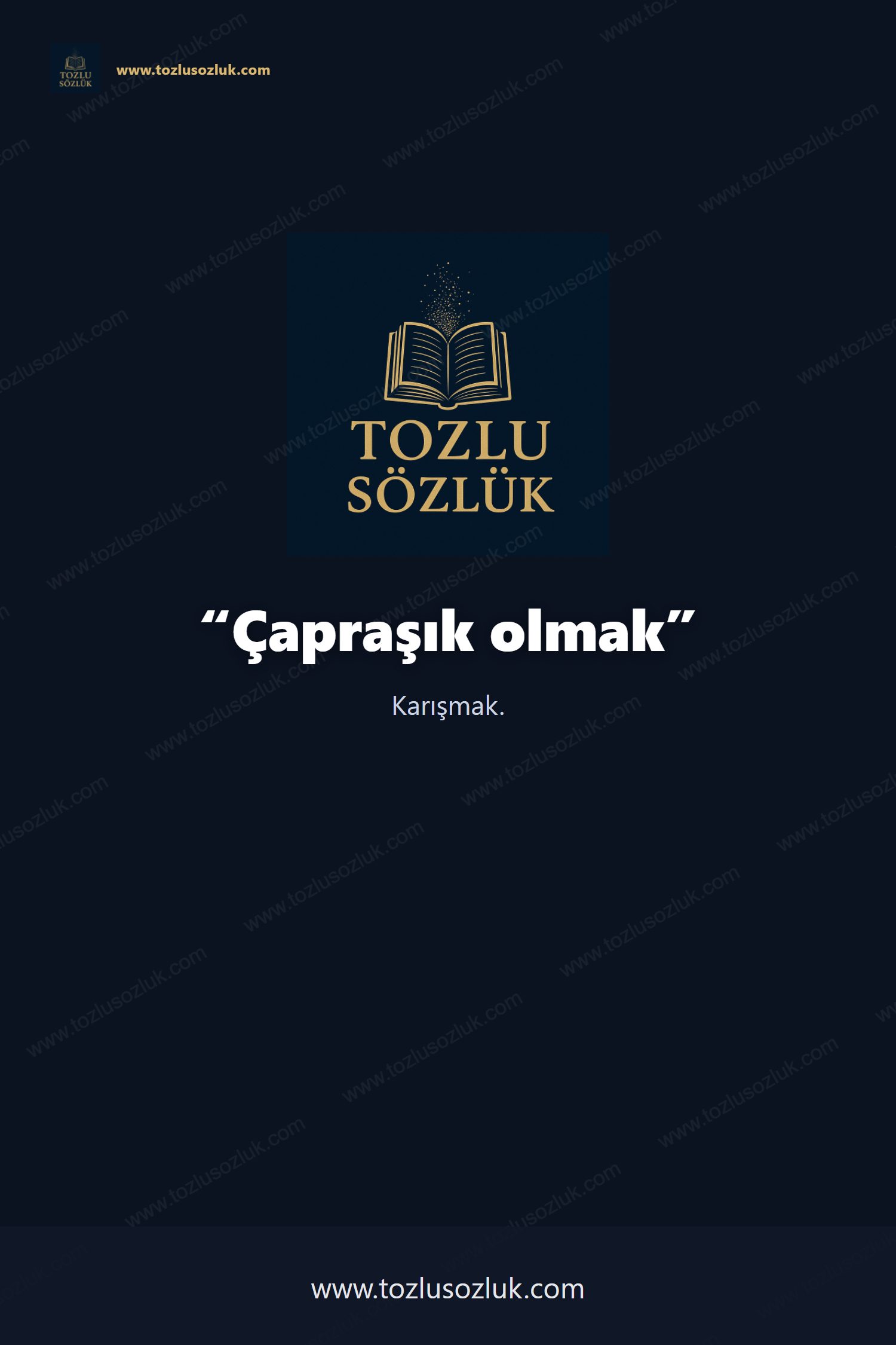 Çapraşık olmak Pinterest görseli