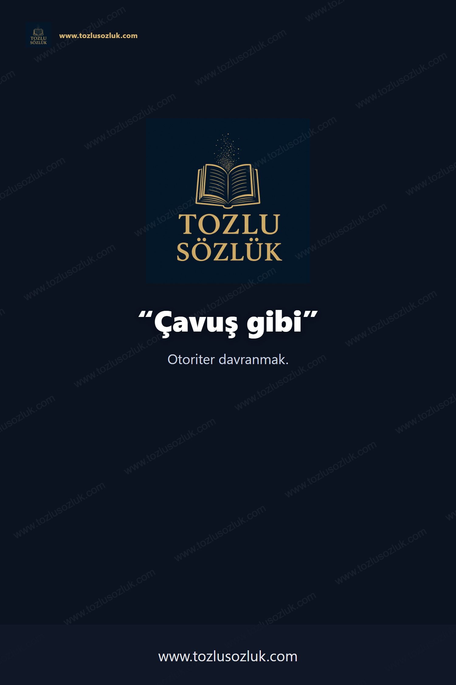 Çavuş gibi Pinterest görseli