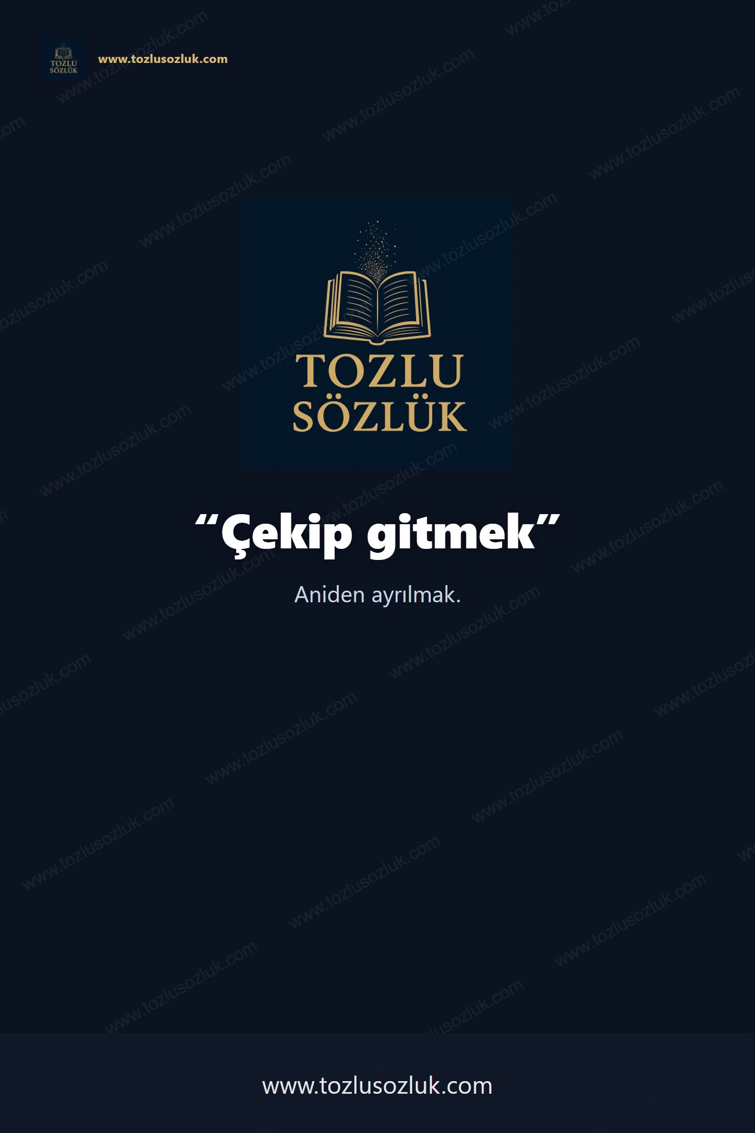 Çekip gitmek Pinterest görseli