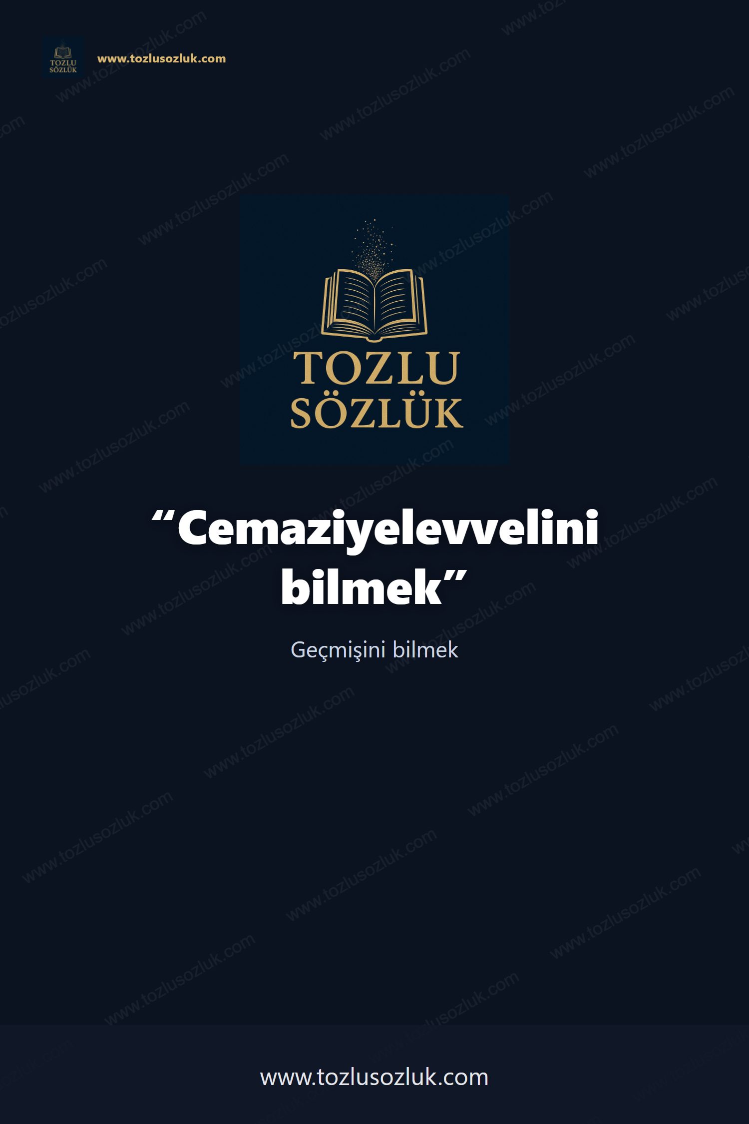 Cemaziyelevvelini bilmek Pinterest görseli