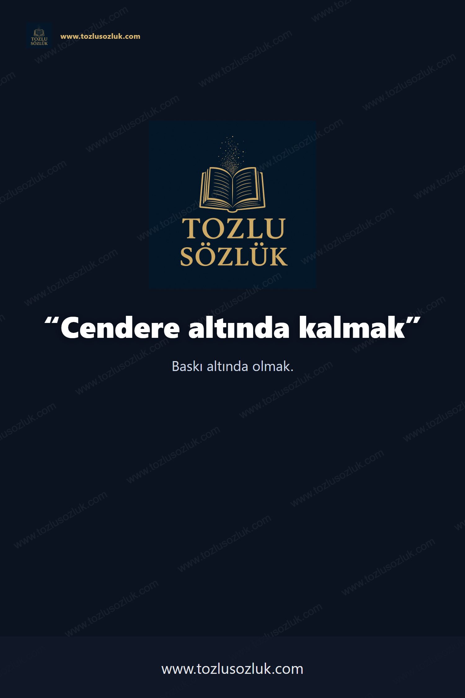 Cendere altında kalmak Pinterest görseli