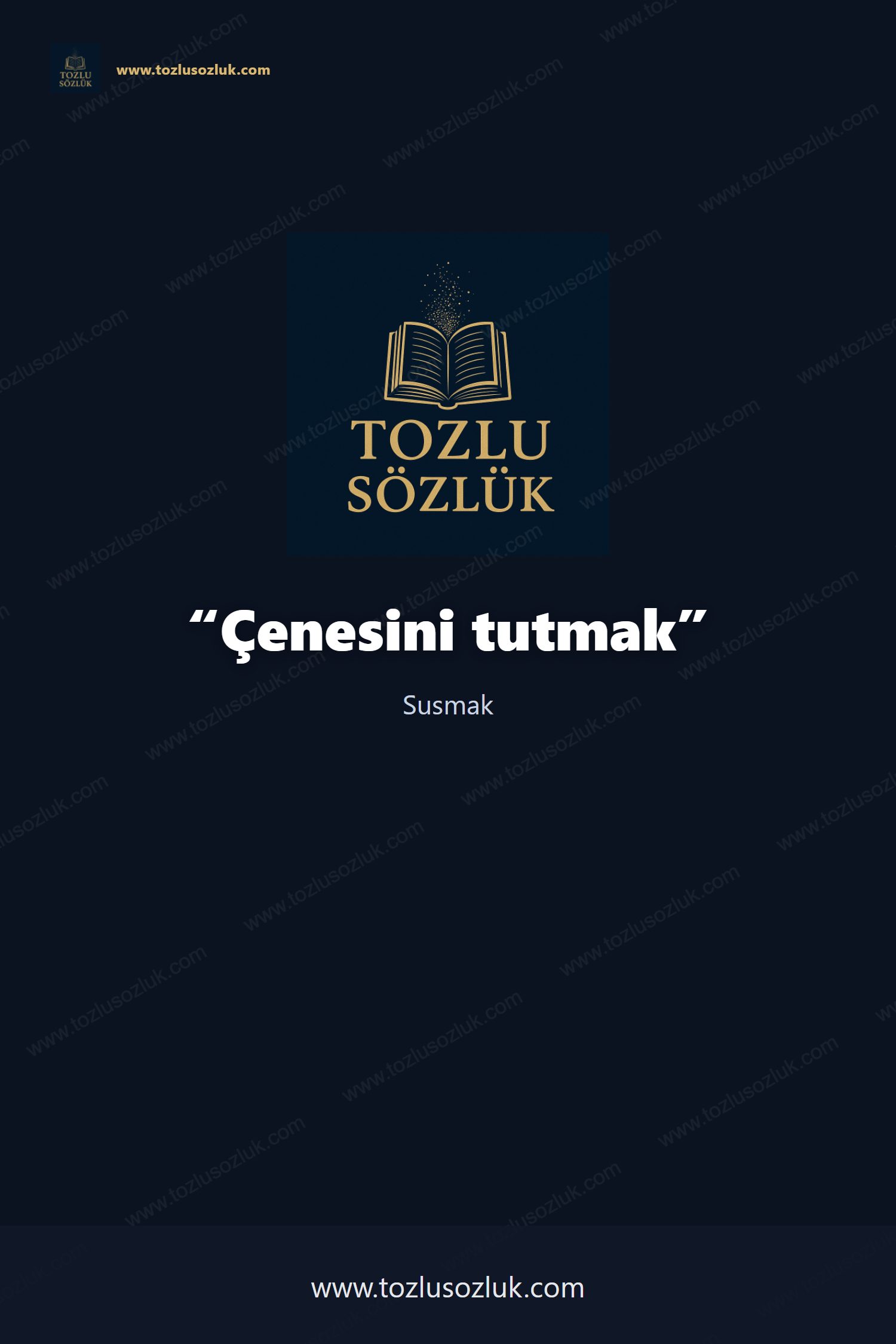 Çenesini tutmak Pinterest görseli