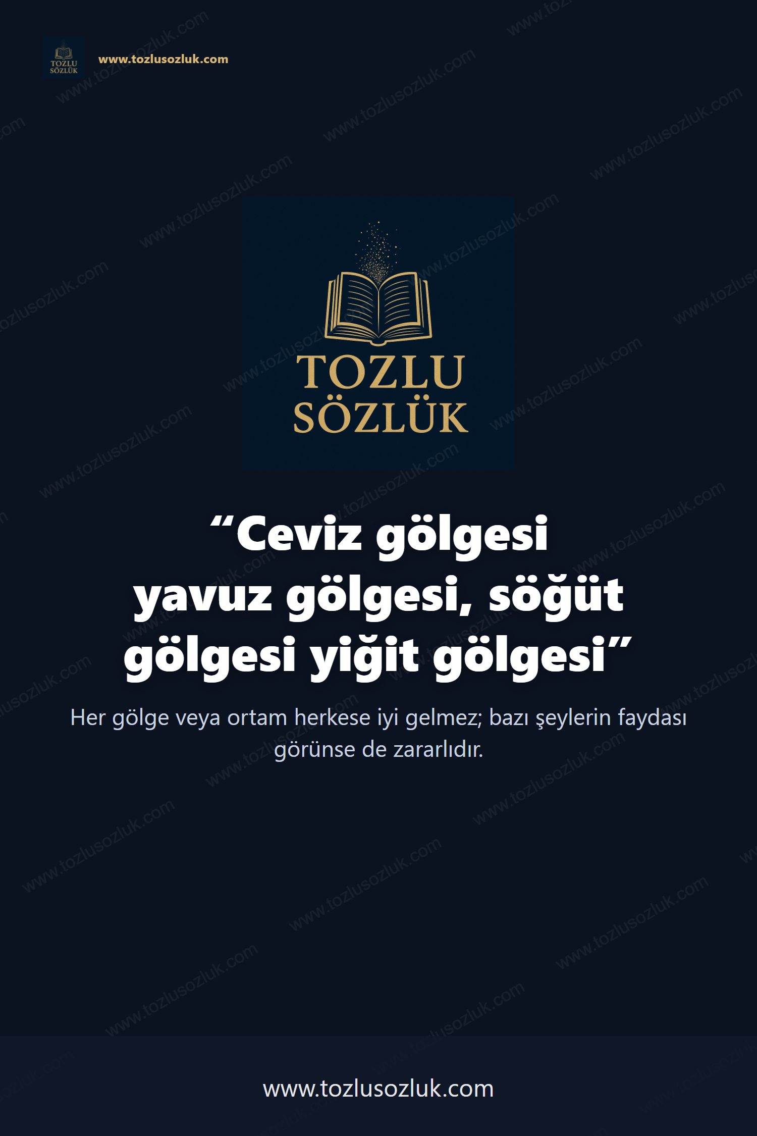 Ceviz gölgesi yavuz gölgesi, söğüt gölgesi yiğit gölgesi Pinterest görseli