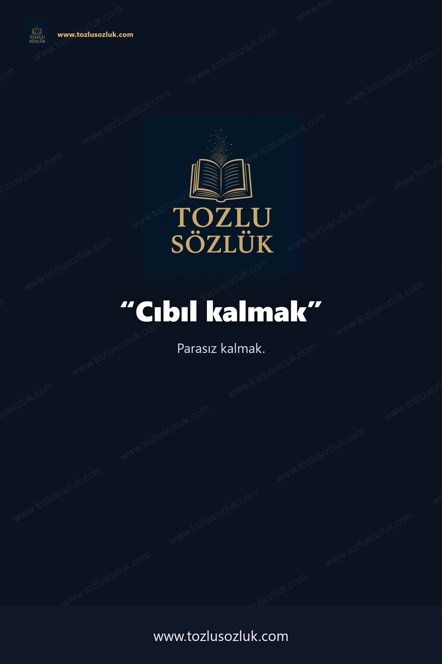 Cıbıl kalmak Pinterest görseli