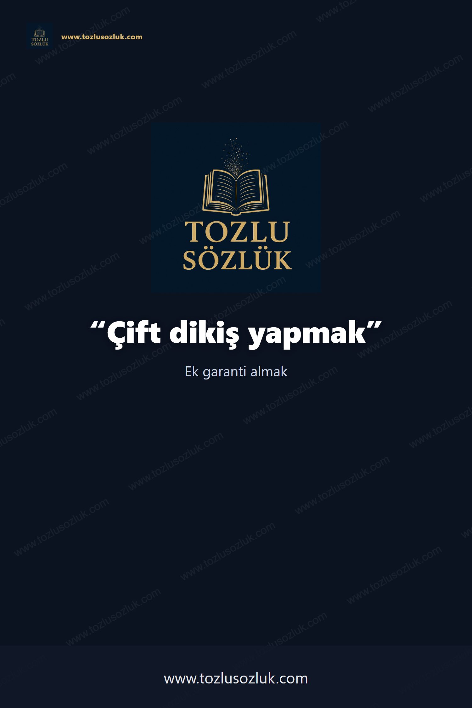 Çift dikiş yapmak Pinterest görseli