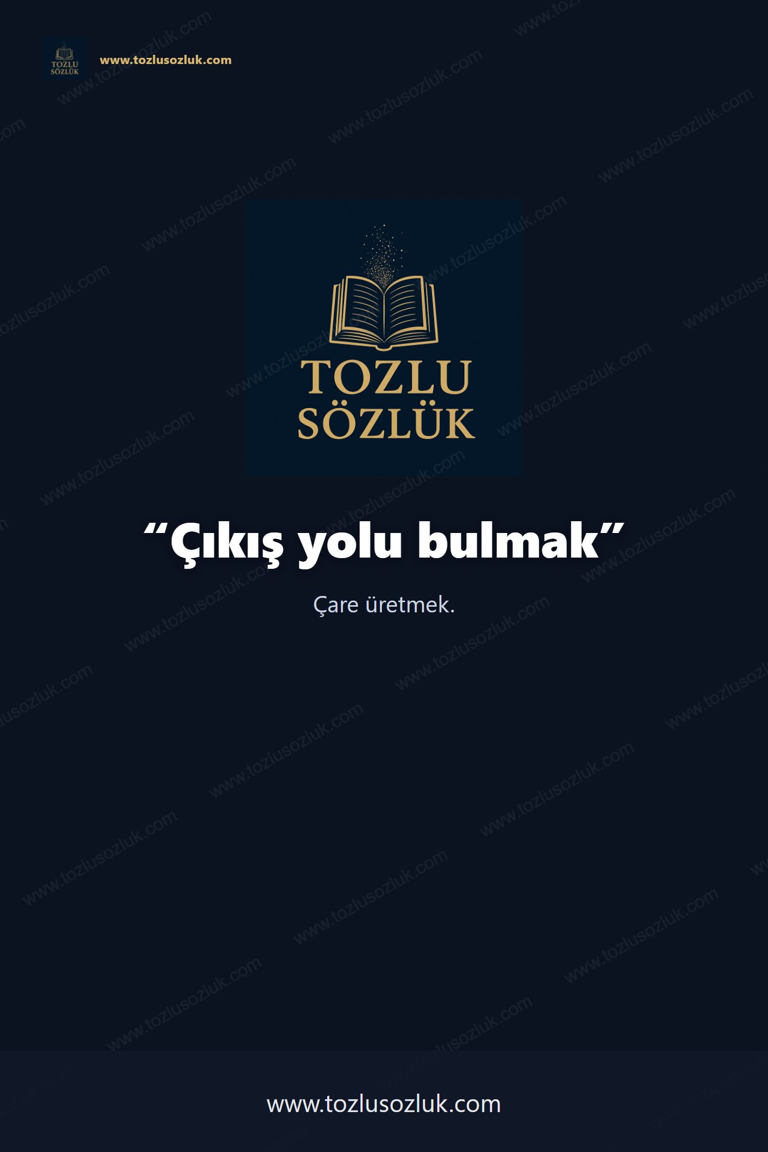 Çıkış yolu bulmak Pinterest görseli