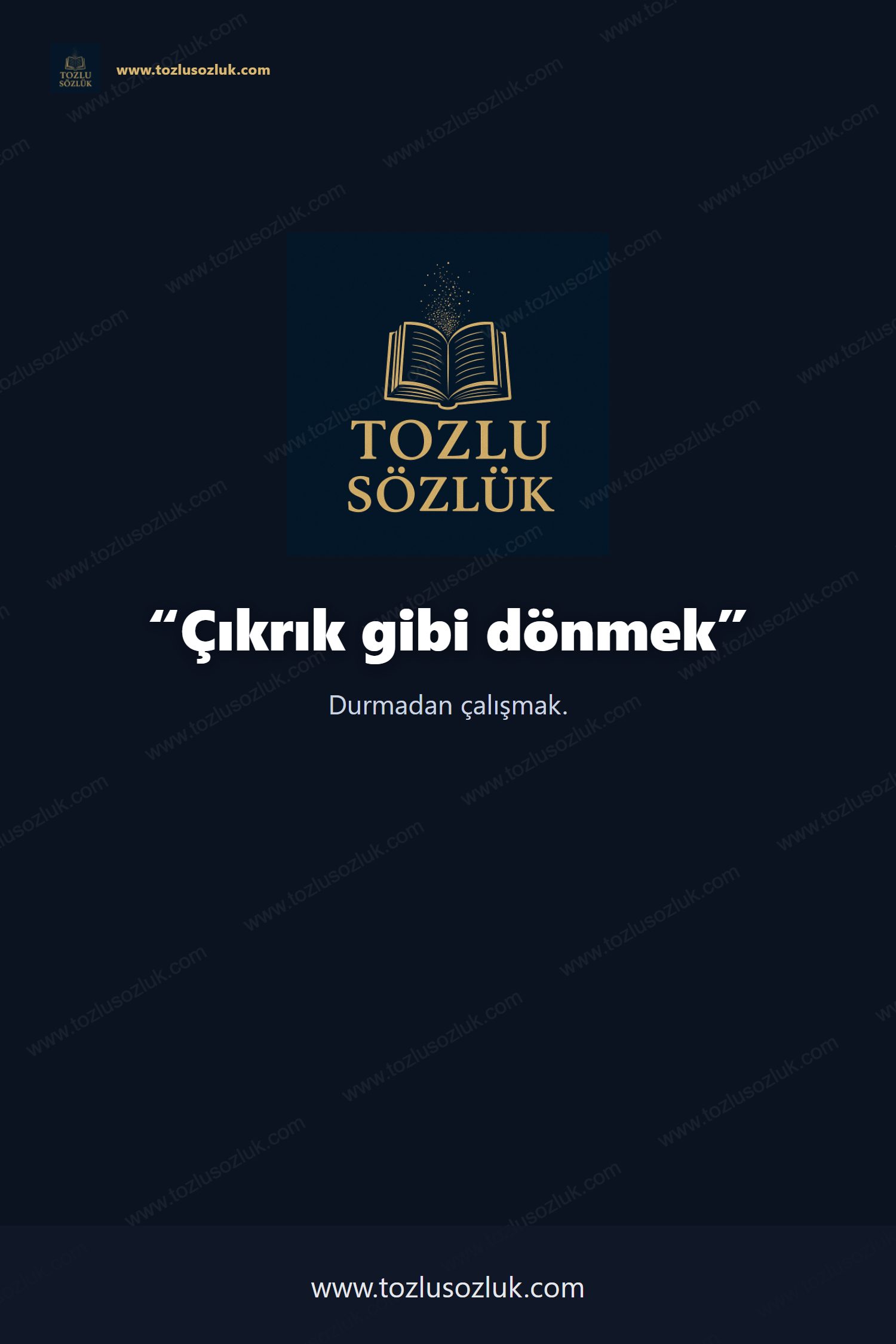 Çıkrık gibi dönmek Pinterest görseli