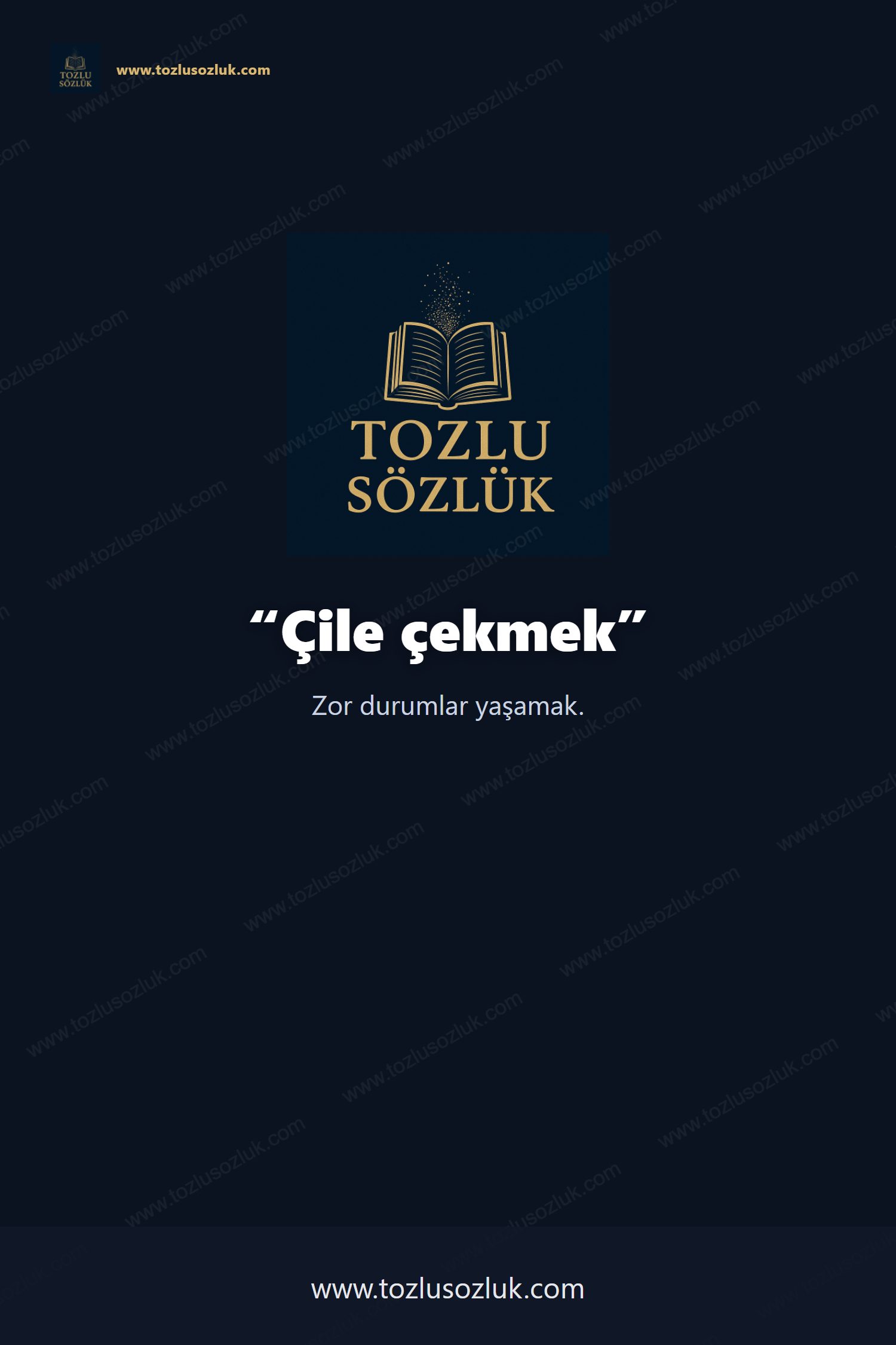 Çile çekmek Pinterest görseli