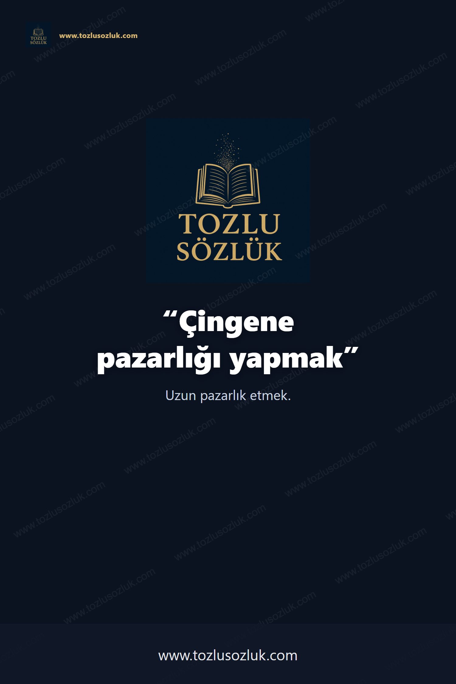 Çingene pazarlığı yapmak Pinterest görseli