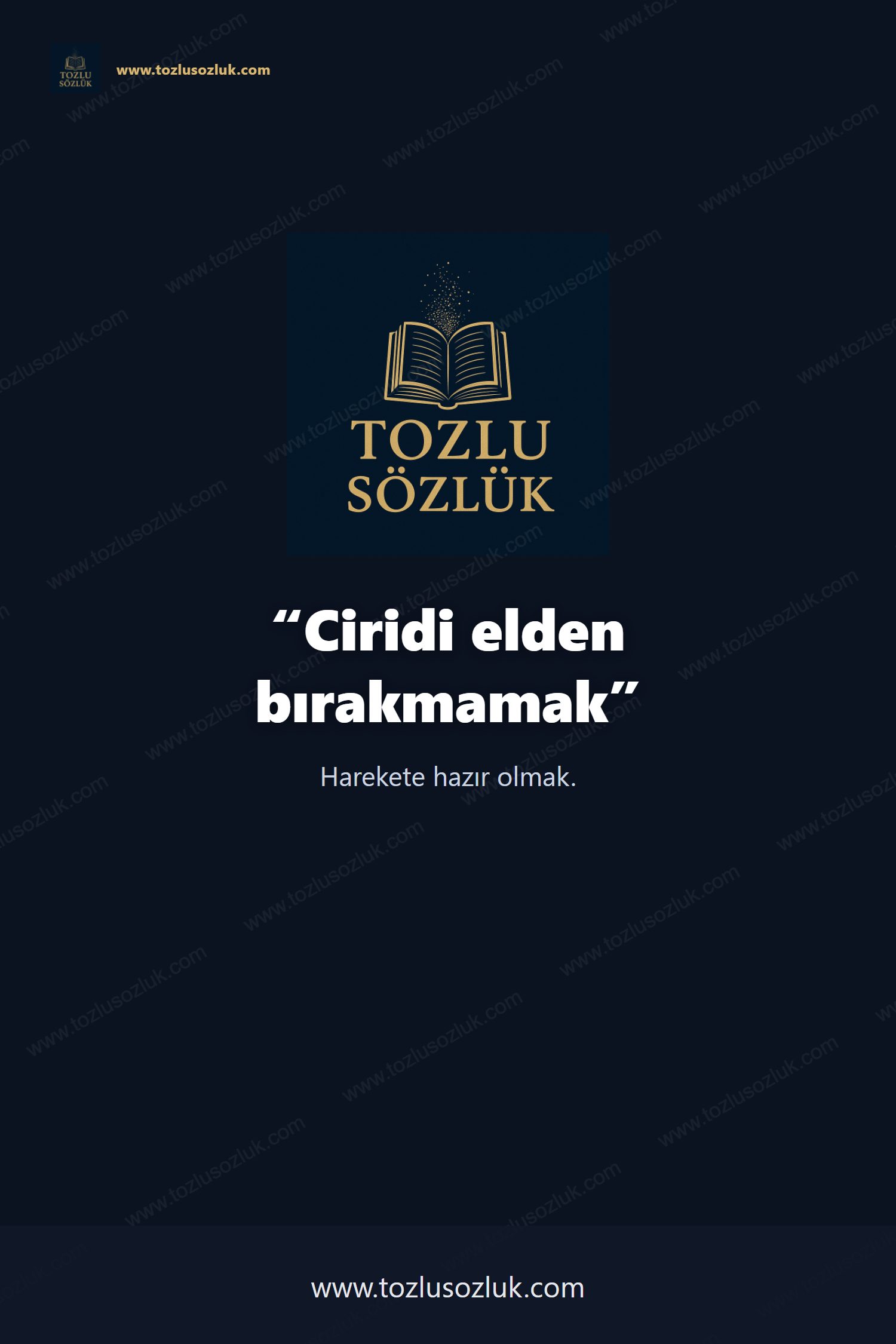 Ciridi elden bırakmamak Pinterest görseli