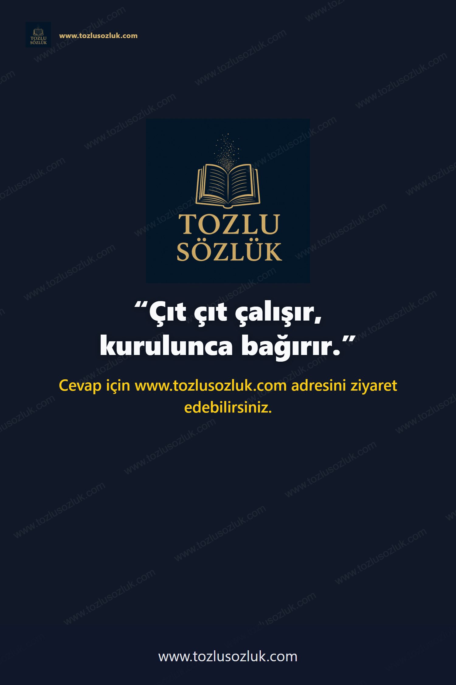 Çıt çıt çalışır, kurulunca bağırır. Pinterest görseli