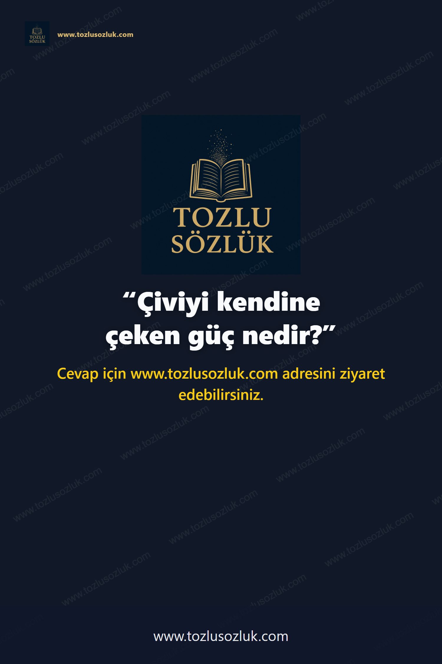 Çiviyi kendine çeken güç nedir? Pinterest görseli