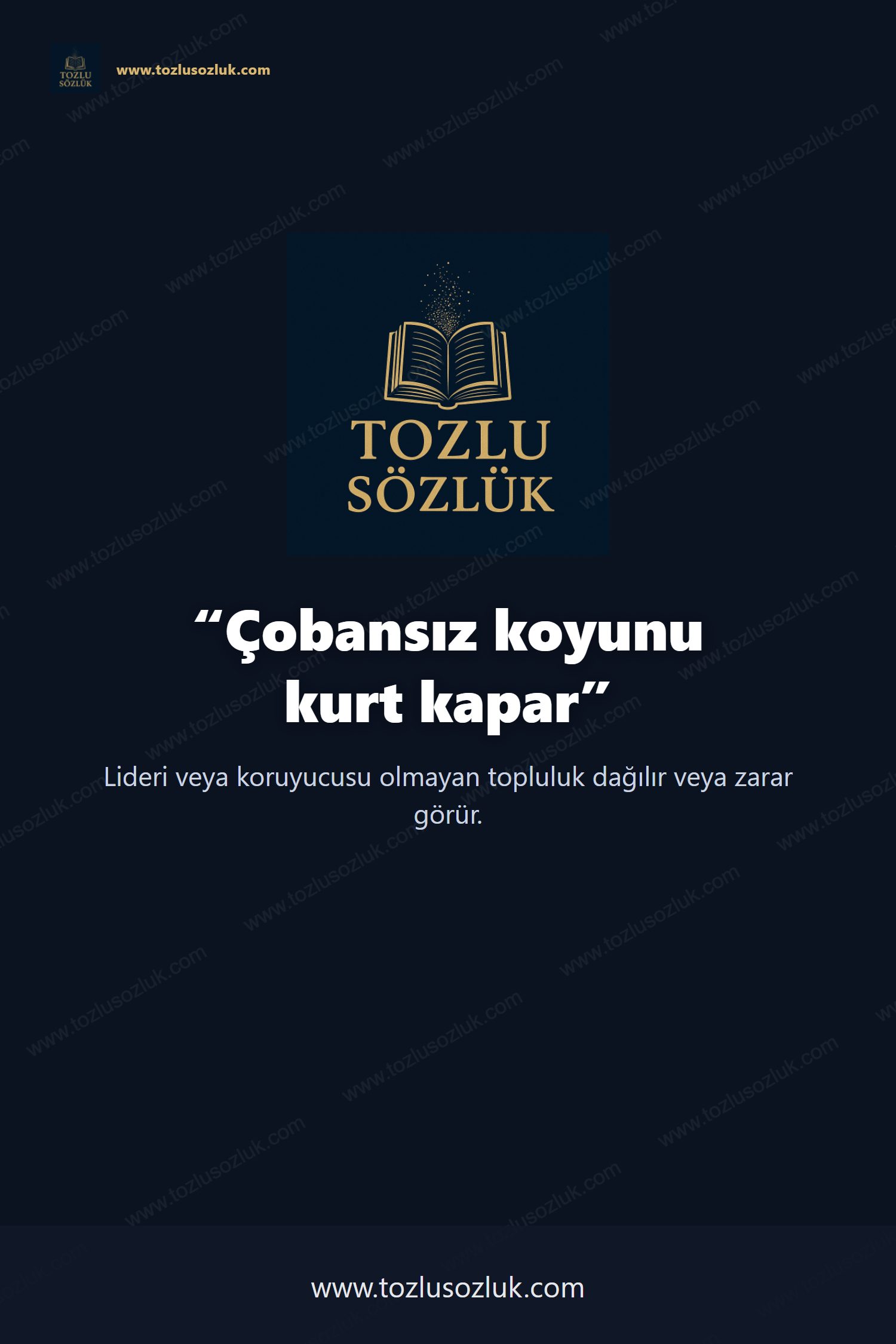 Çobansız koyunu kurt kapar Pinterest görseli