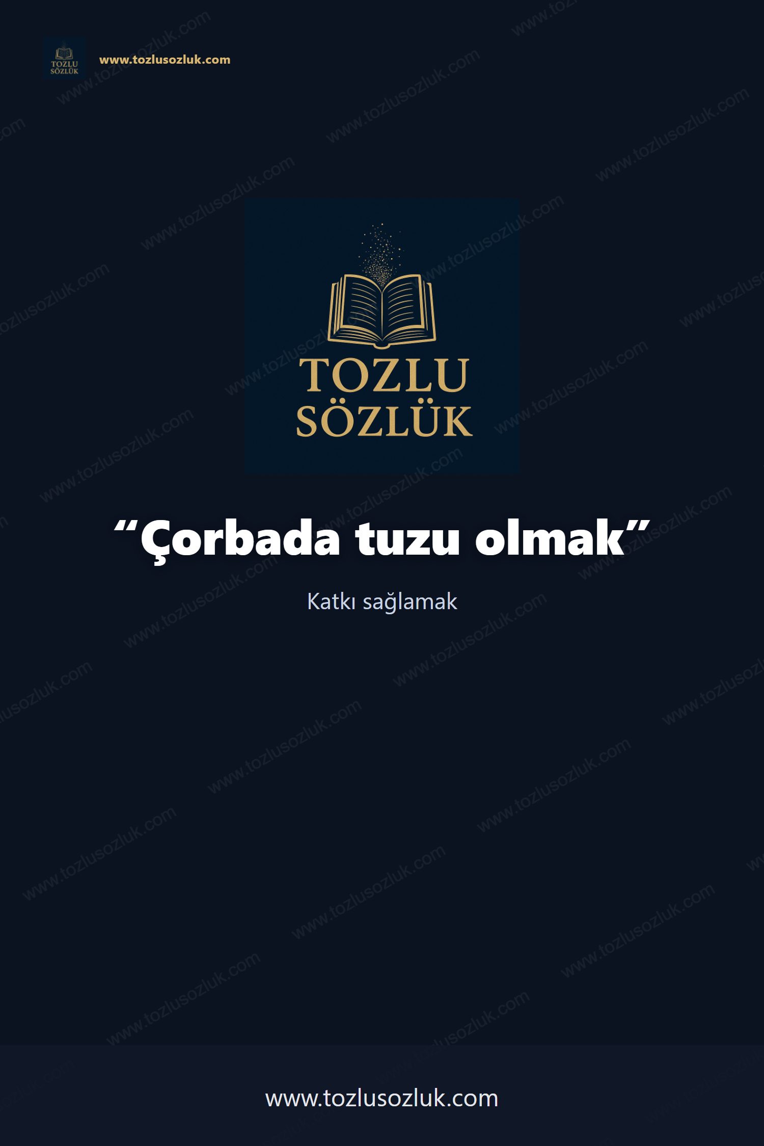 Çorbada tuzu olmak Pinterest görseli