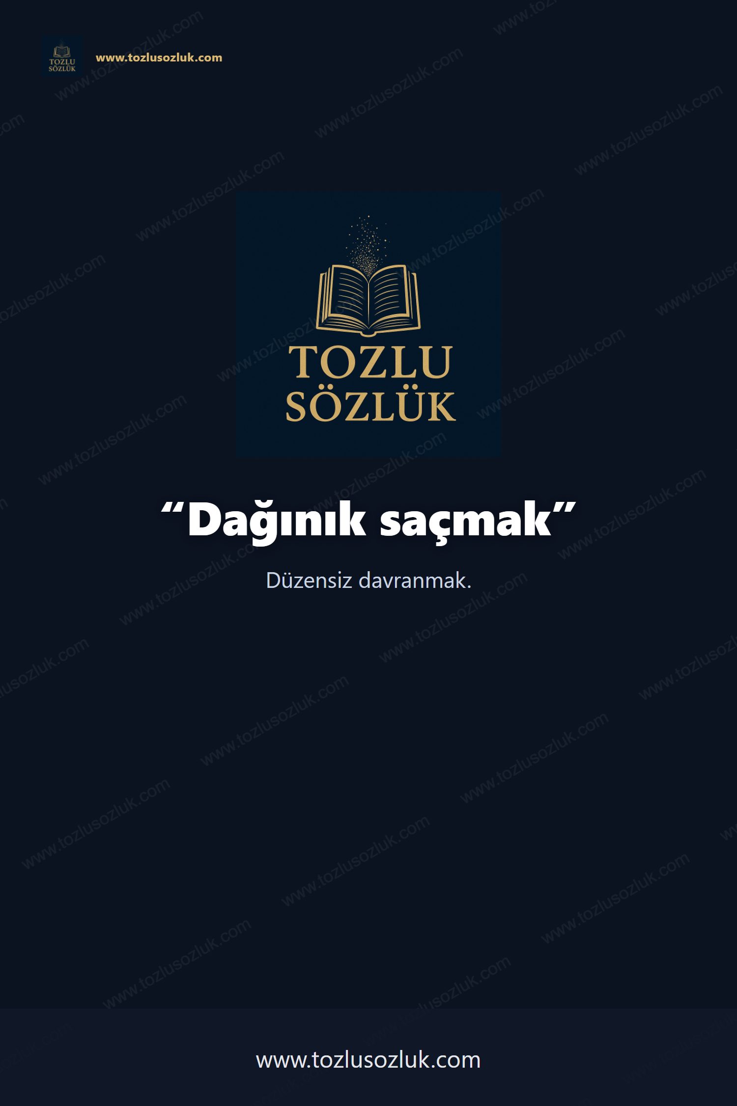Dağınık saçmak Pinterest görseli