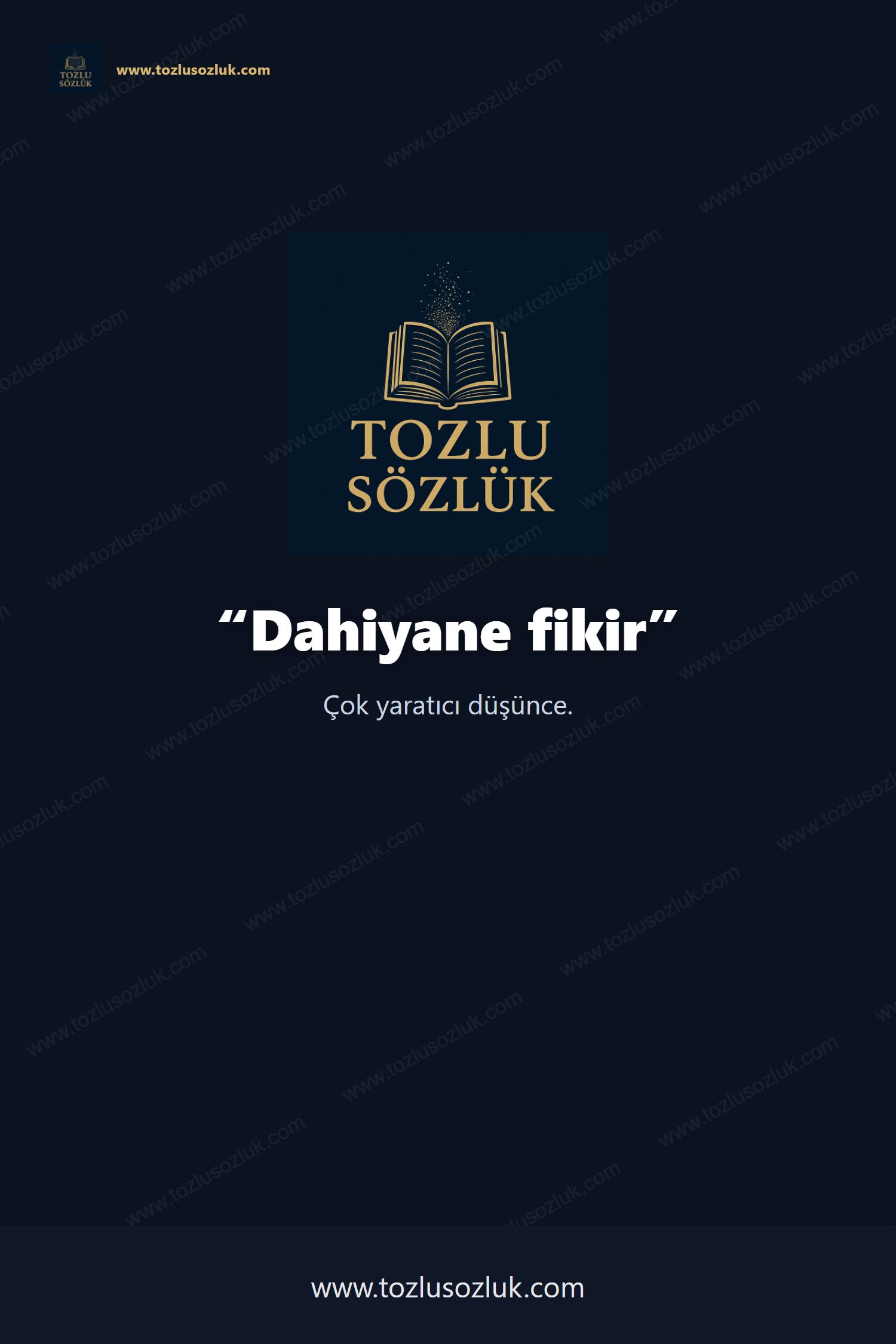 Dahiyane fikir Pinterest görseli