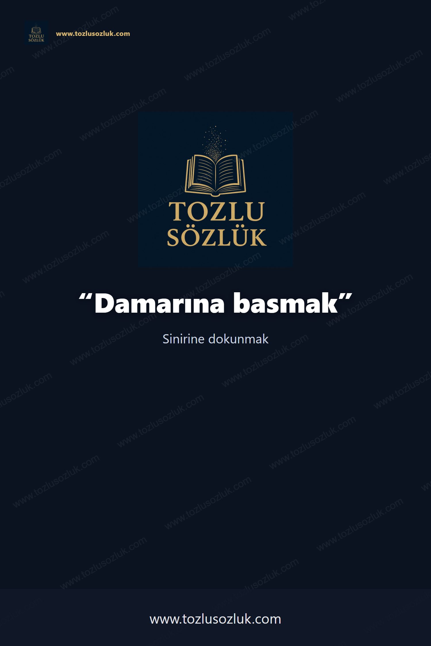 Damarına basmak Pinterest görseli