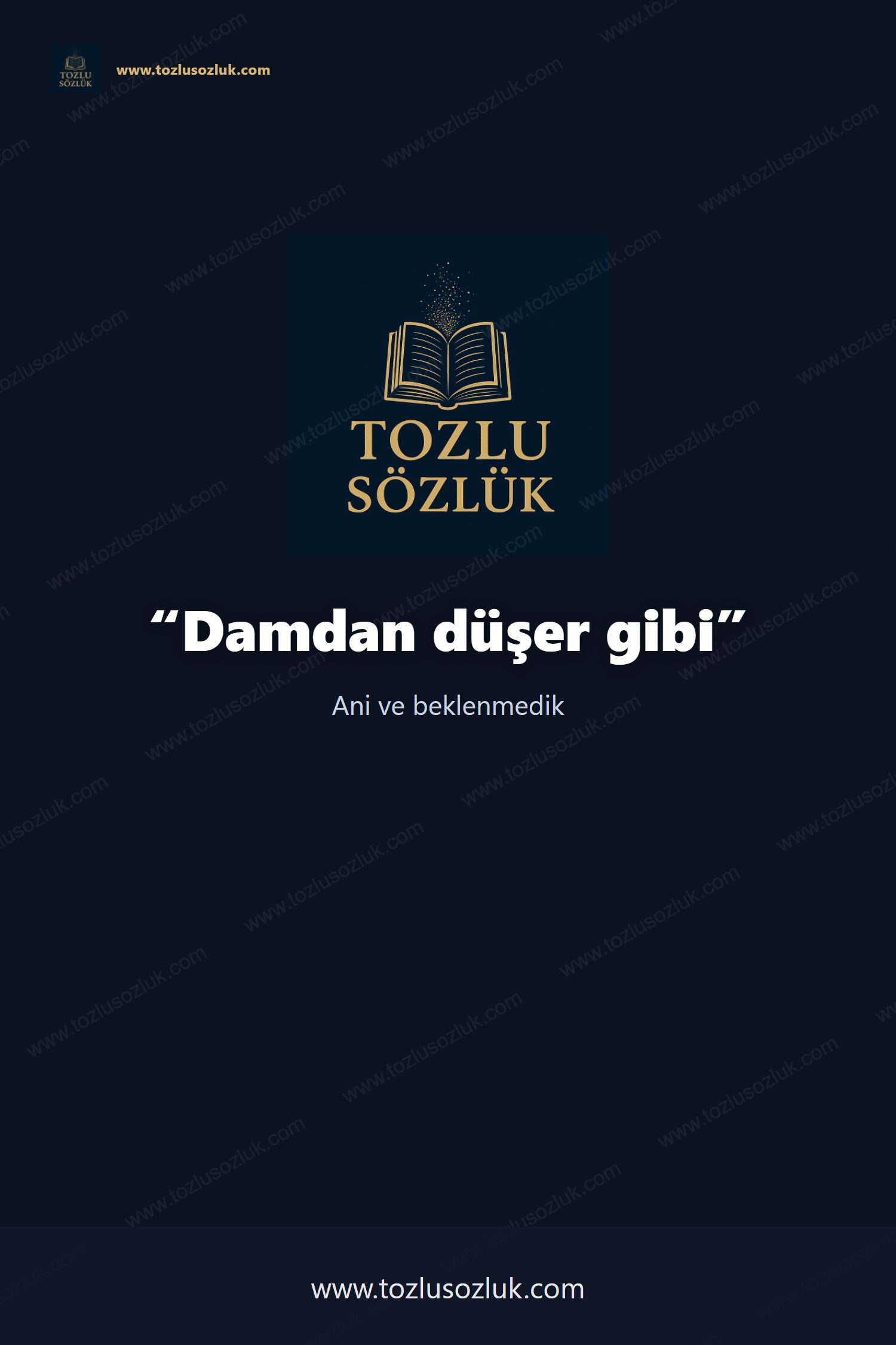 Damdan düşer gibi Pinterest görseli
