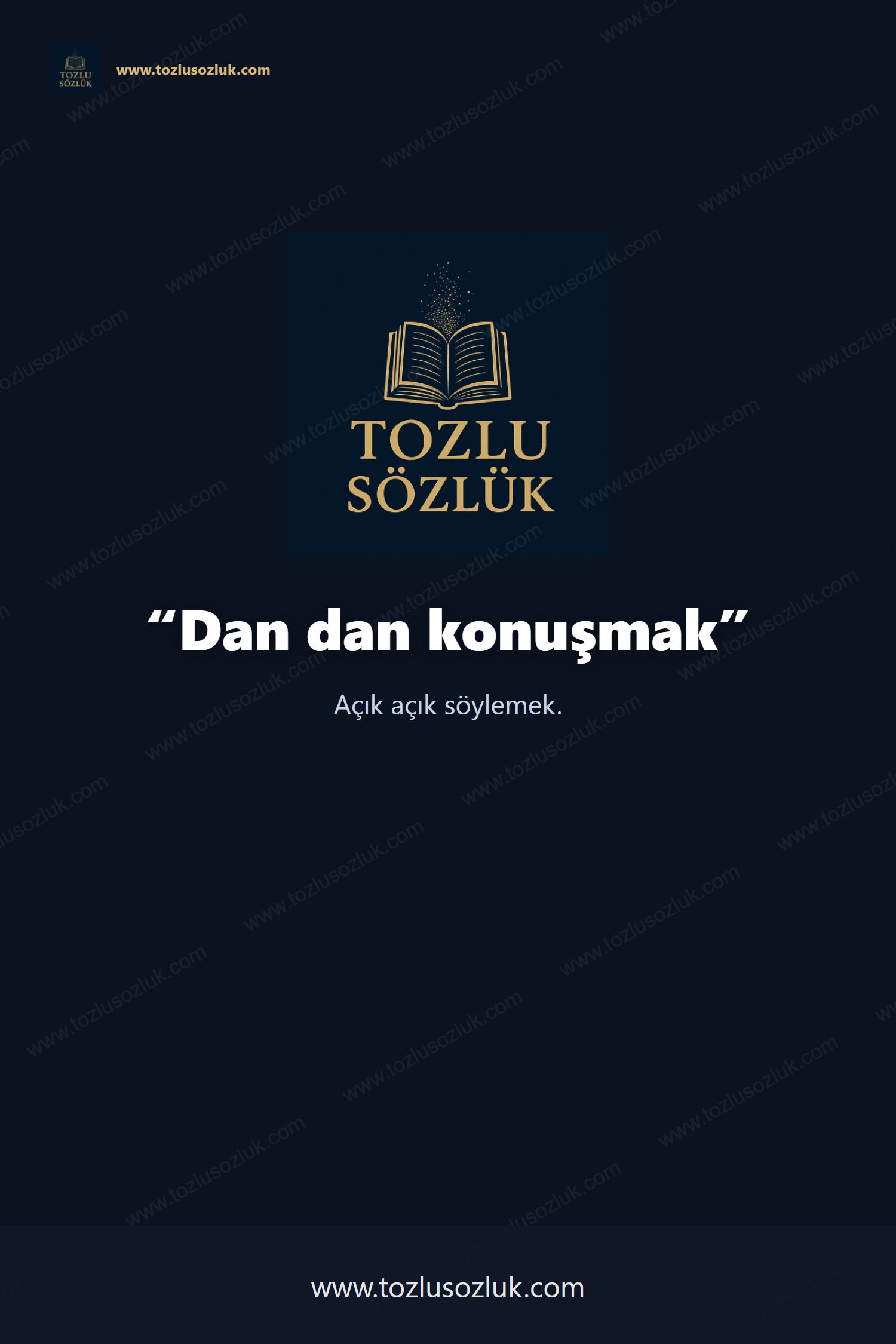 Dan dan konuşmak Pinterest görseli