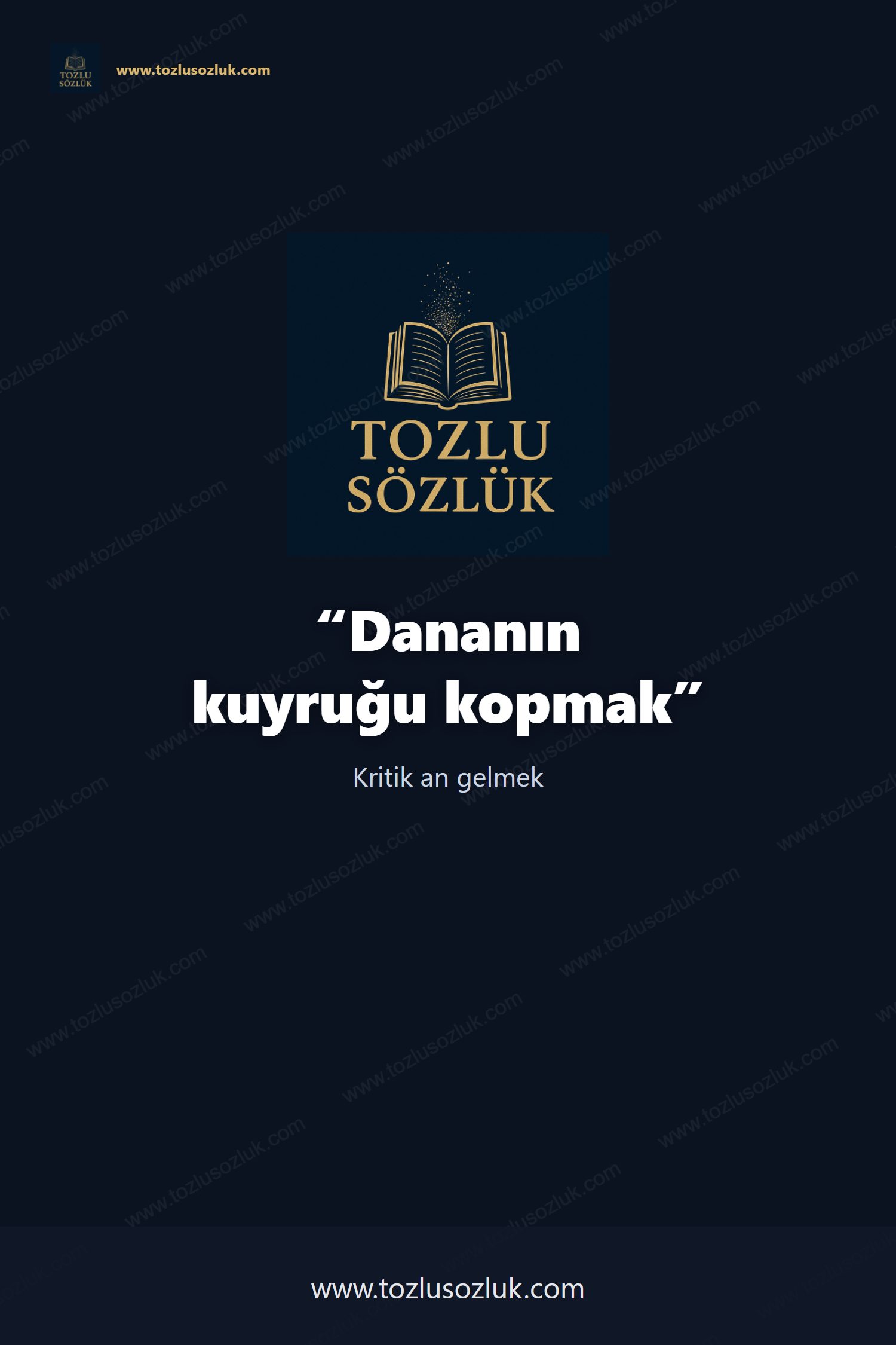 Dananın kuyruğu kopmak Pinterest görseli