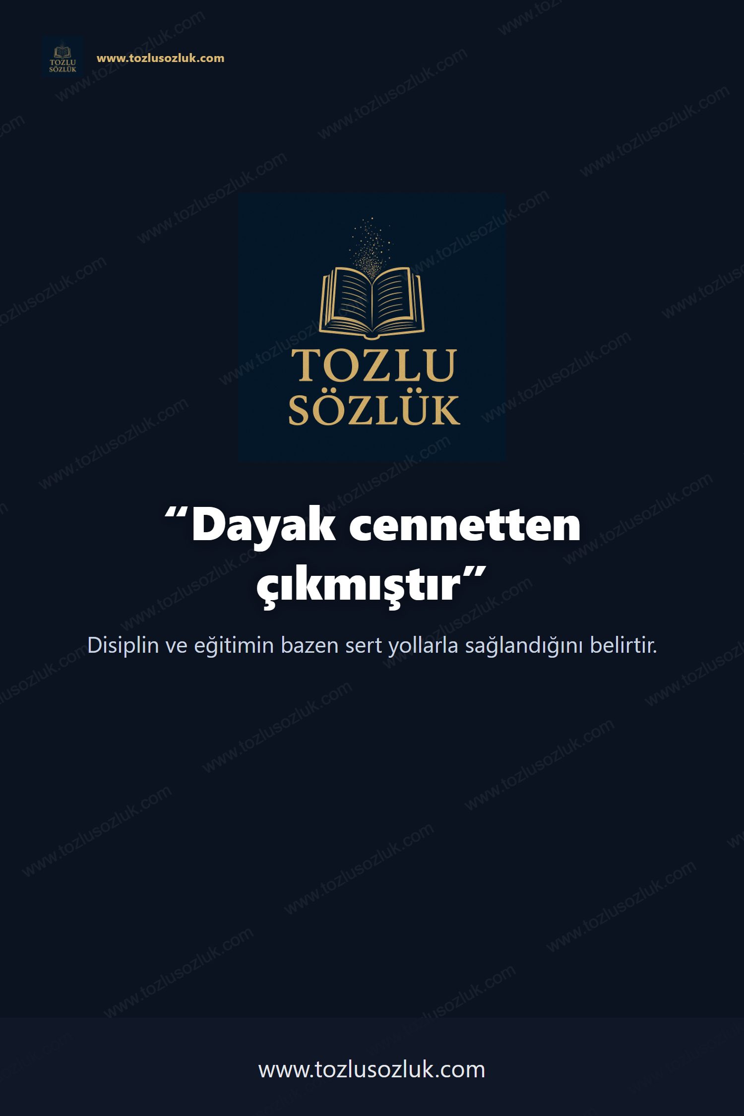 Dayak cennetten çıkmıştır Pinterest görseli