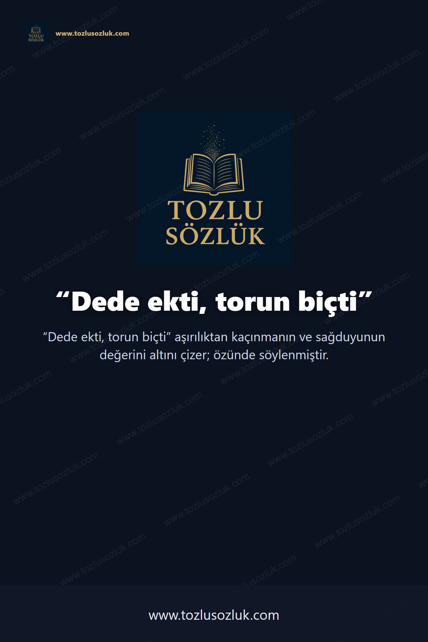 Dede ekti, torun biçti Pinterest görseli