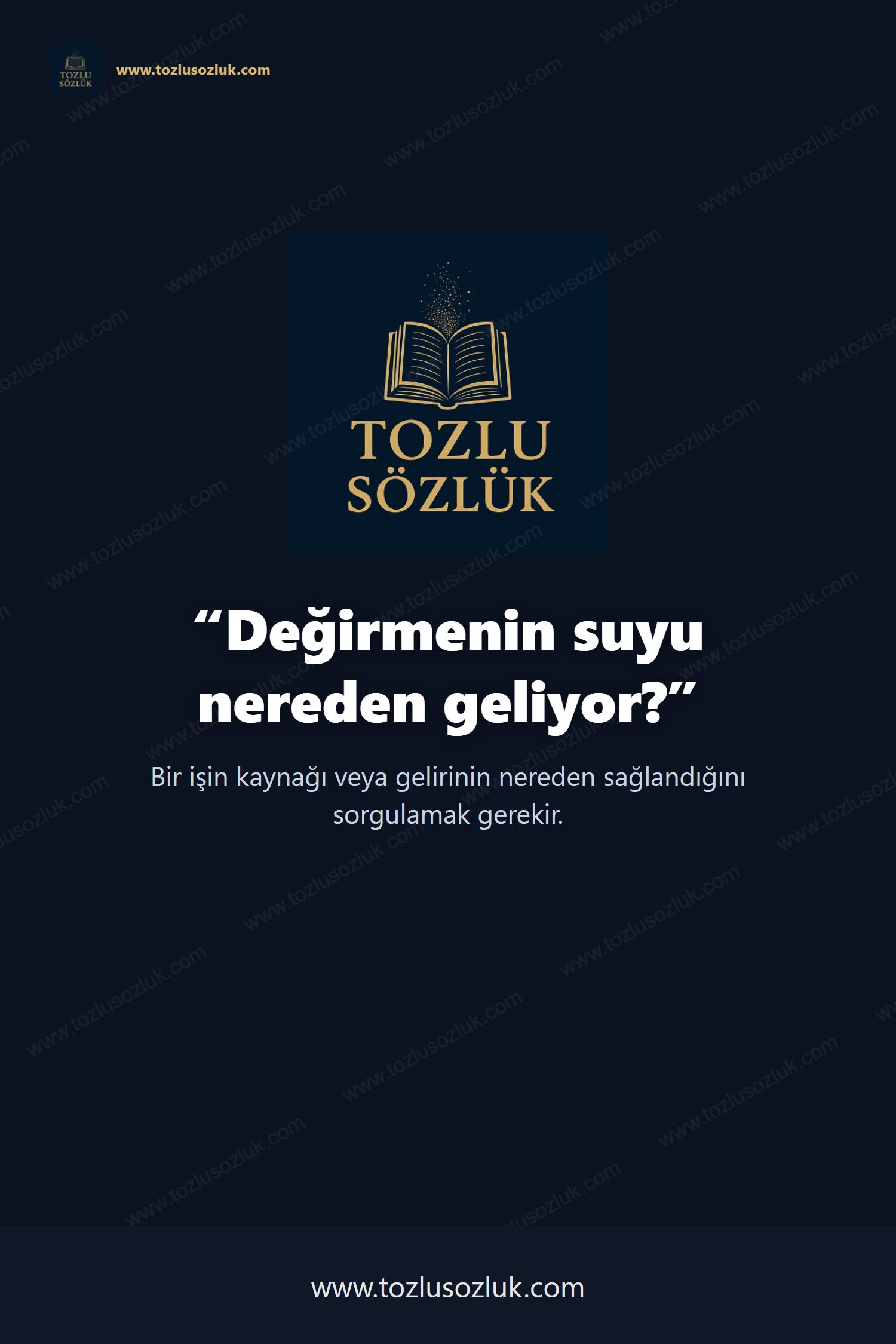 Değirmenin suyu nereden geliyor? Pinterest görseli