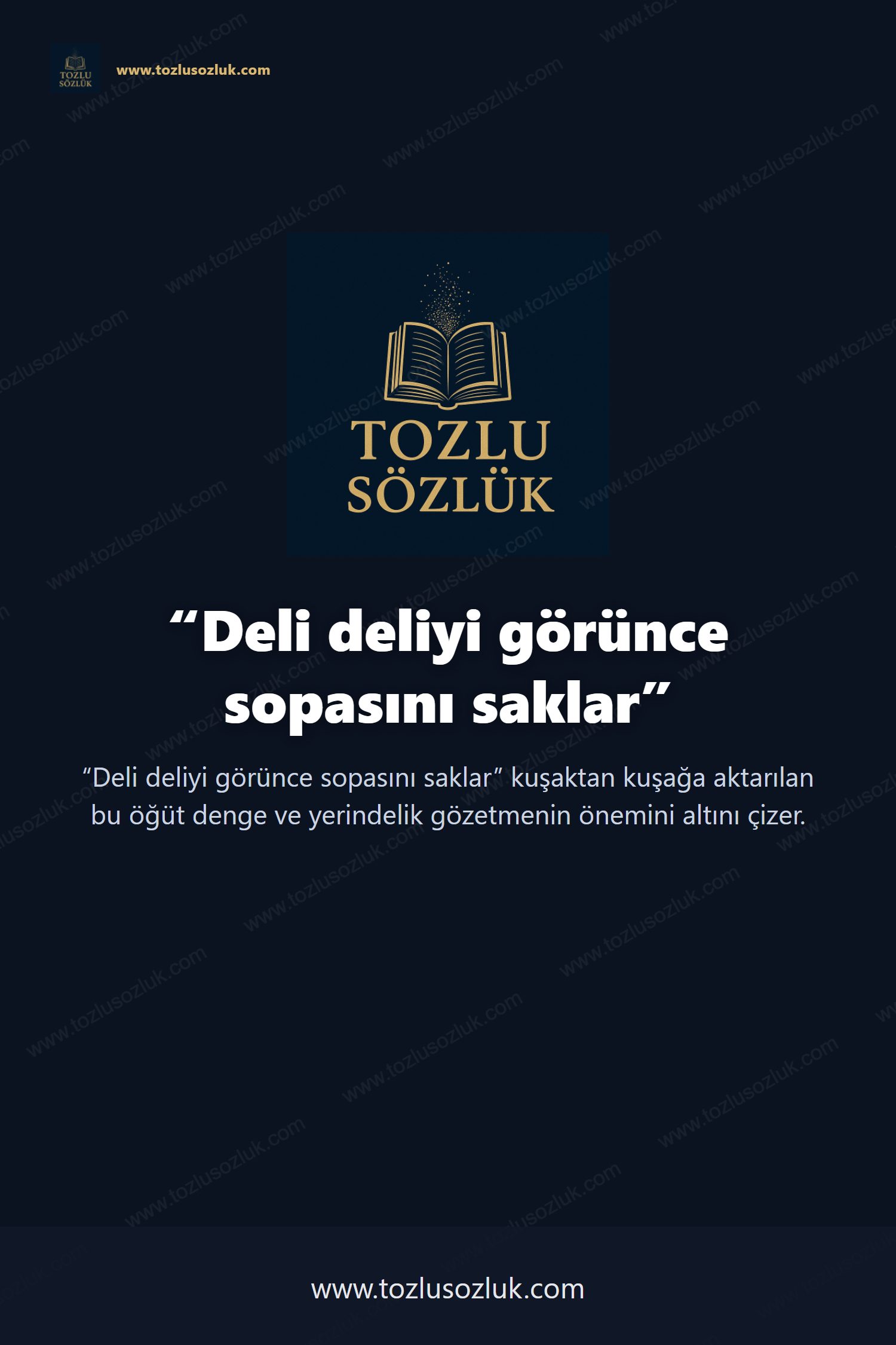 Deli deliyi görünce sopasını saklar Pinterest görseli