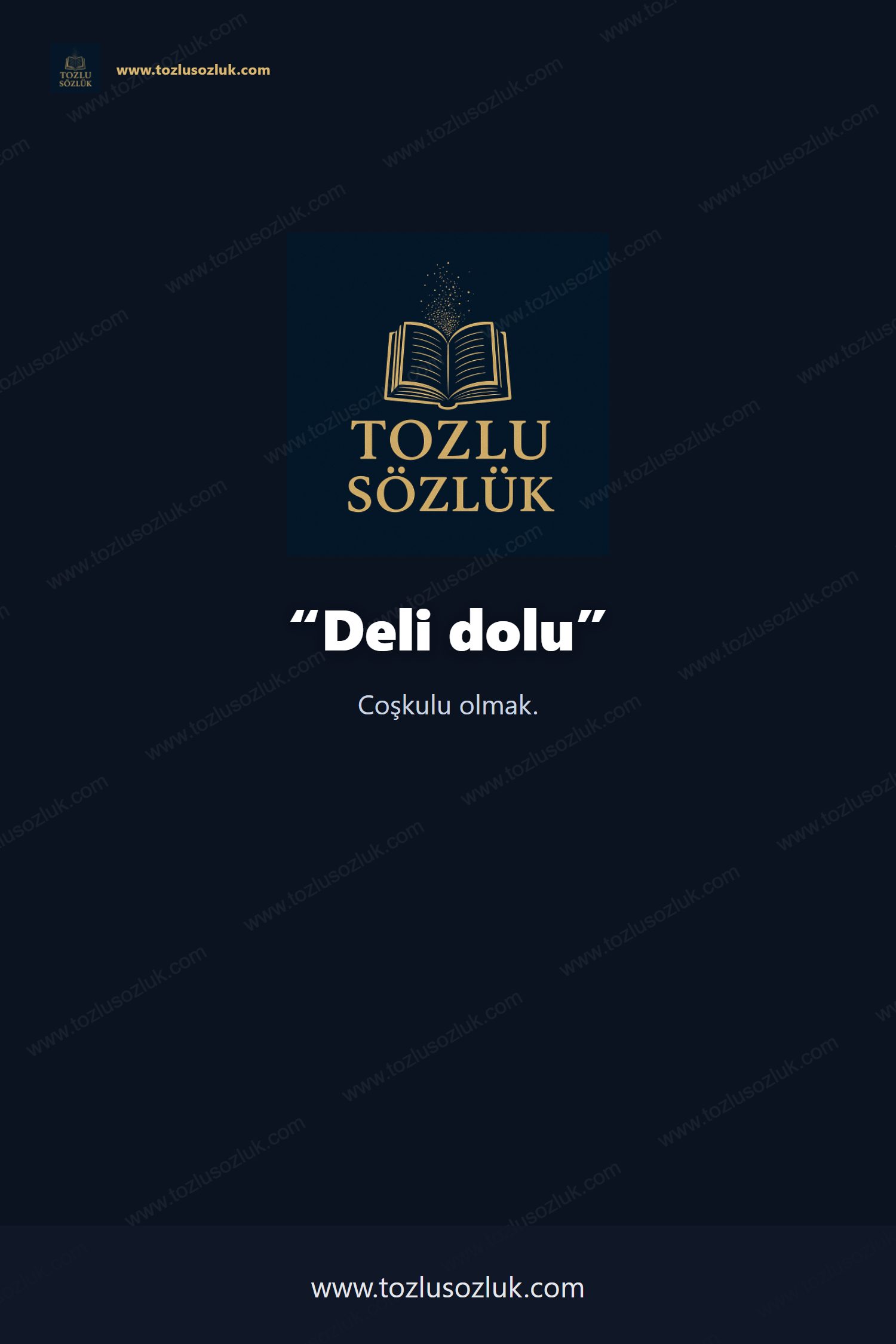 Deli dolu Pinterest görseli