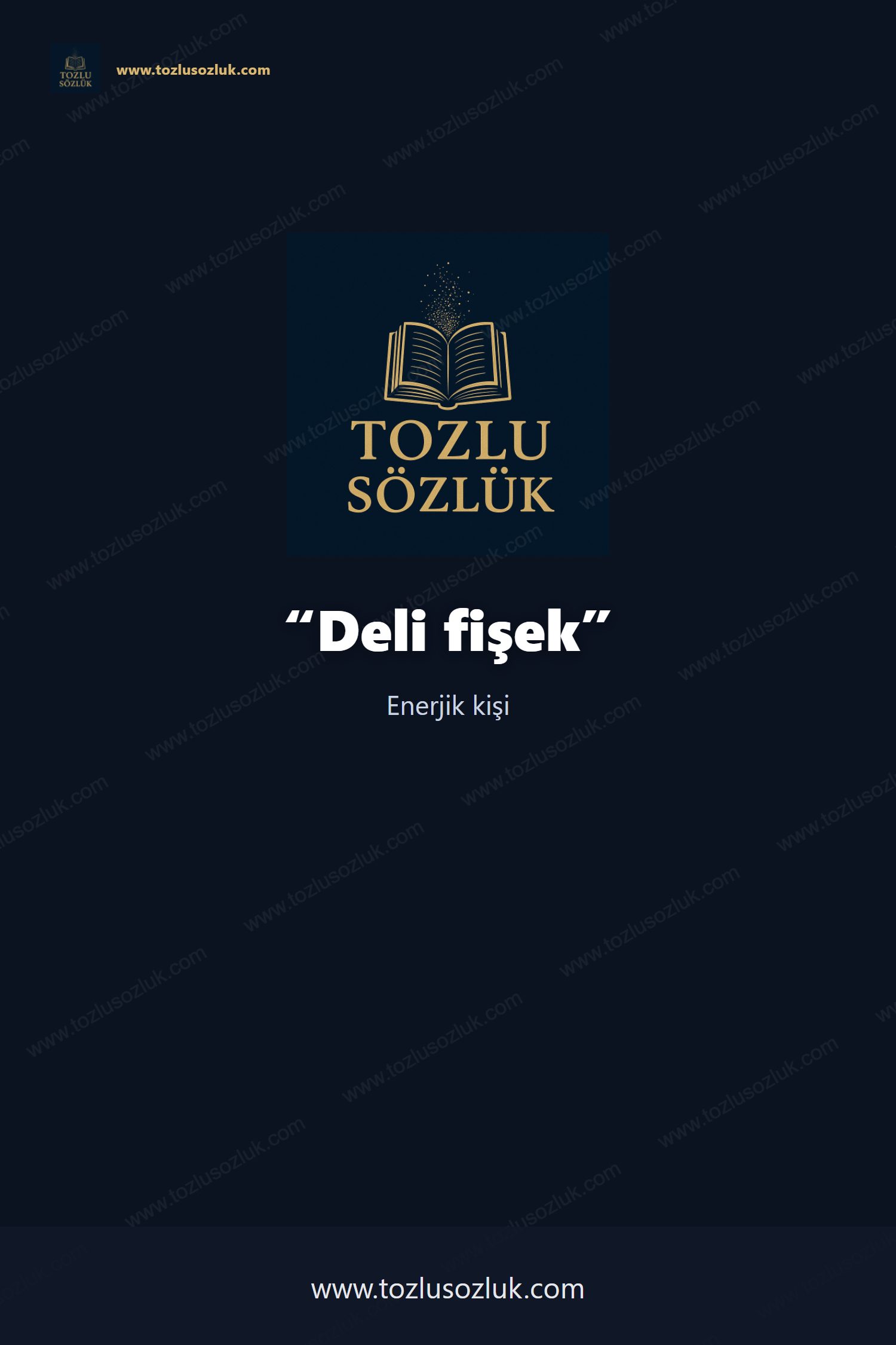 Deli fişek Pinterest görseli