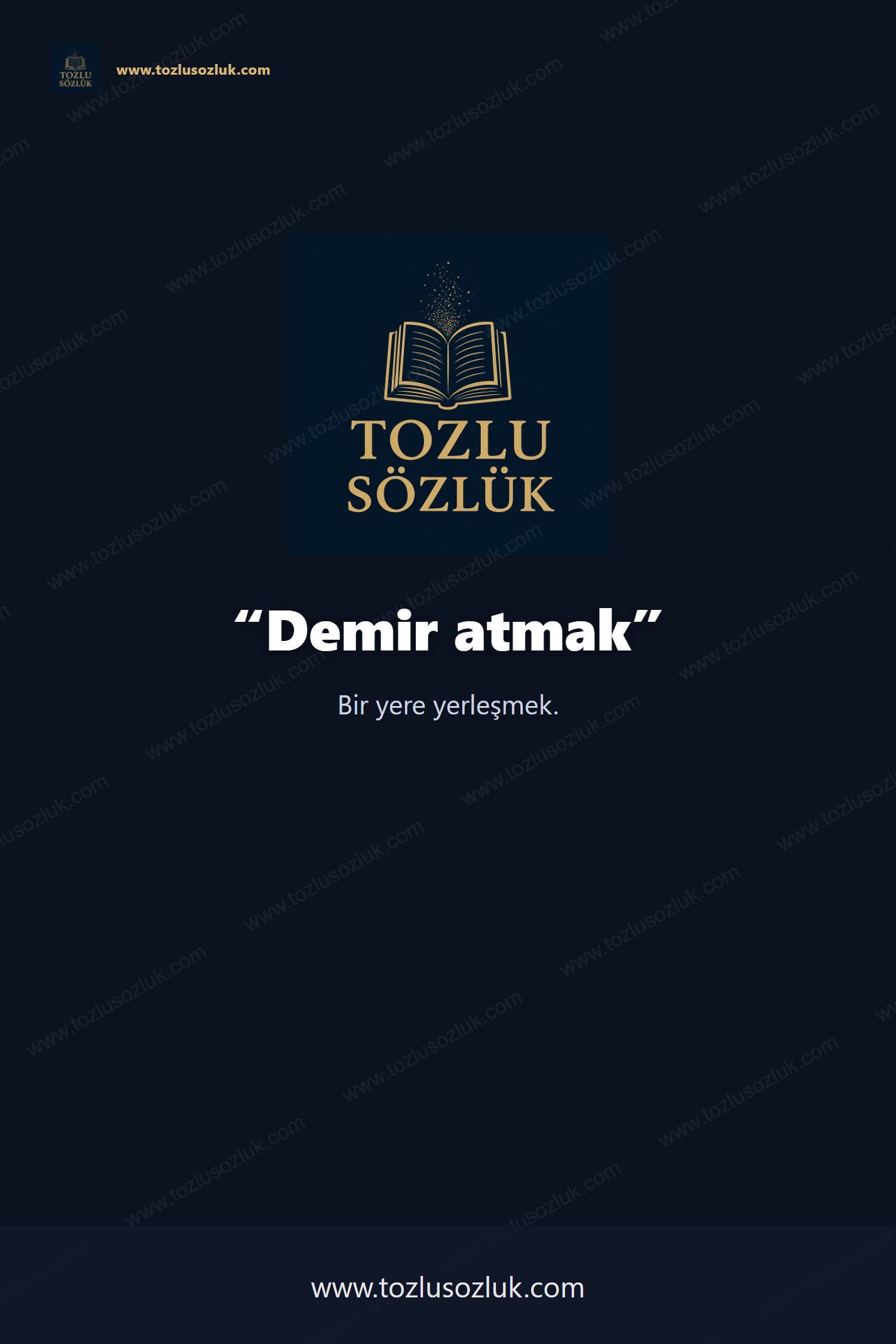 Demir atmak Pinterest görseli