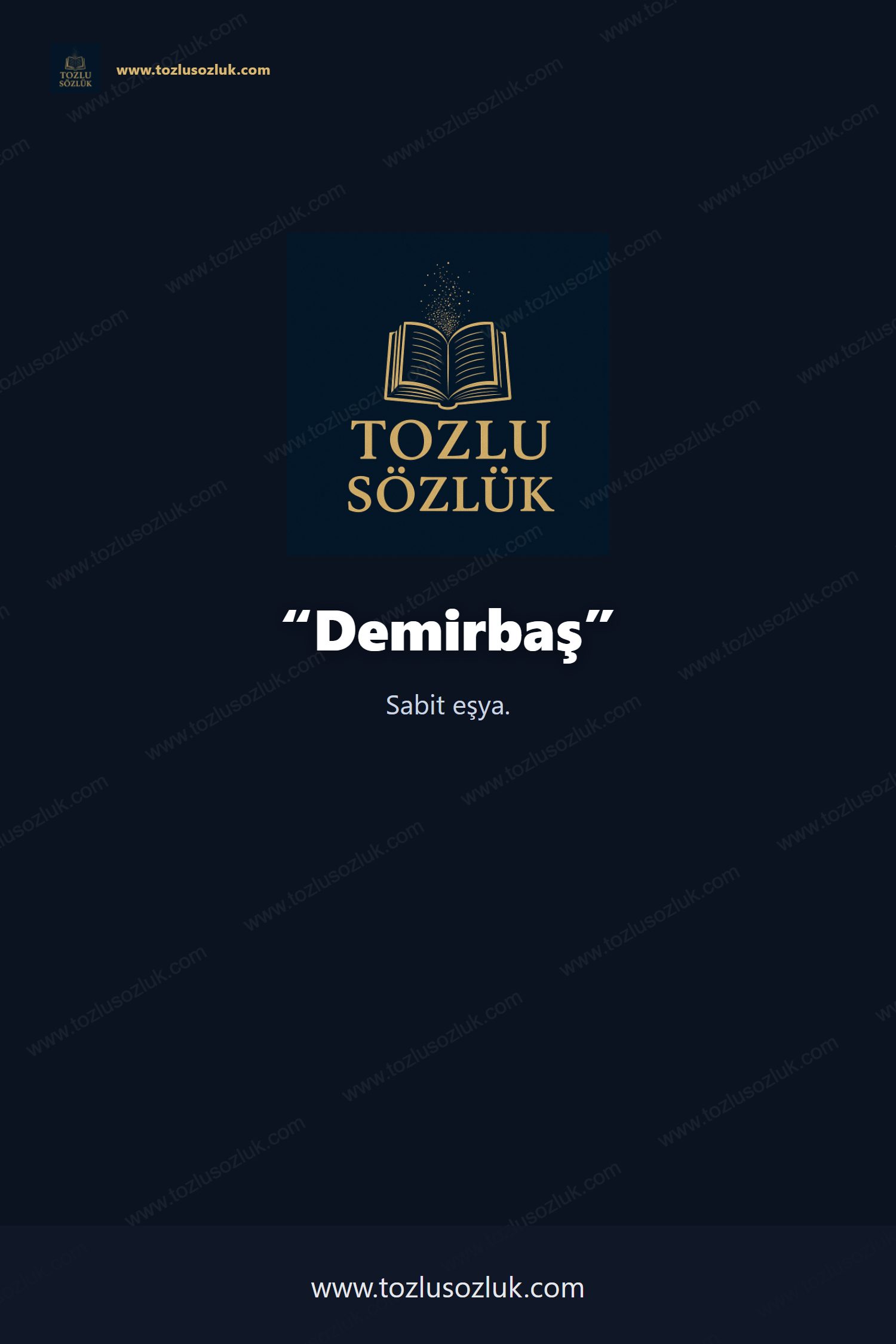 Demirbaş Pinterest görseli