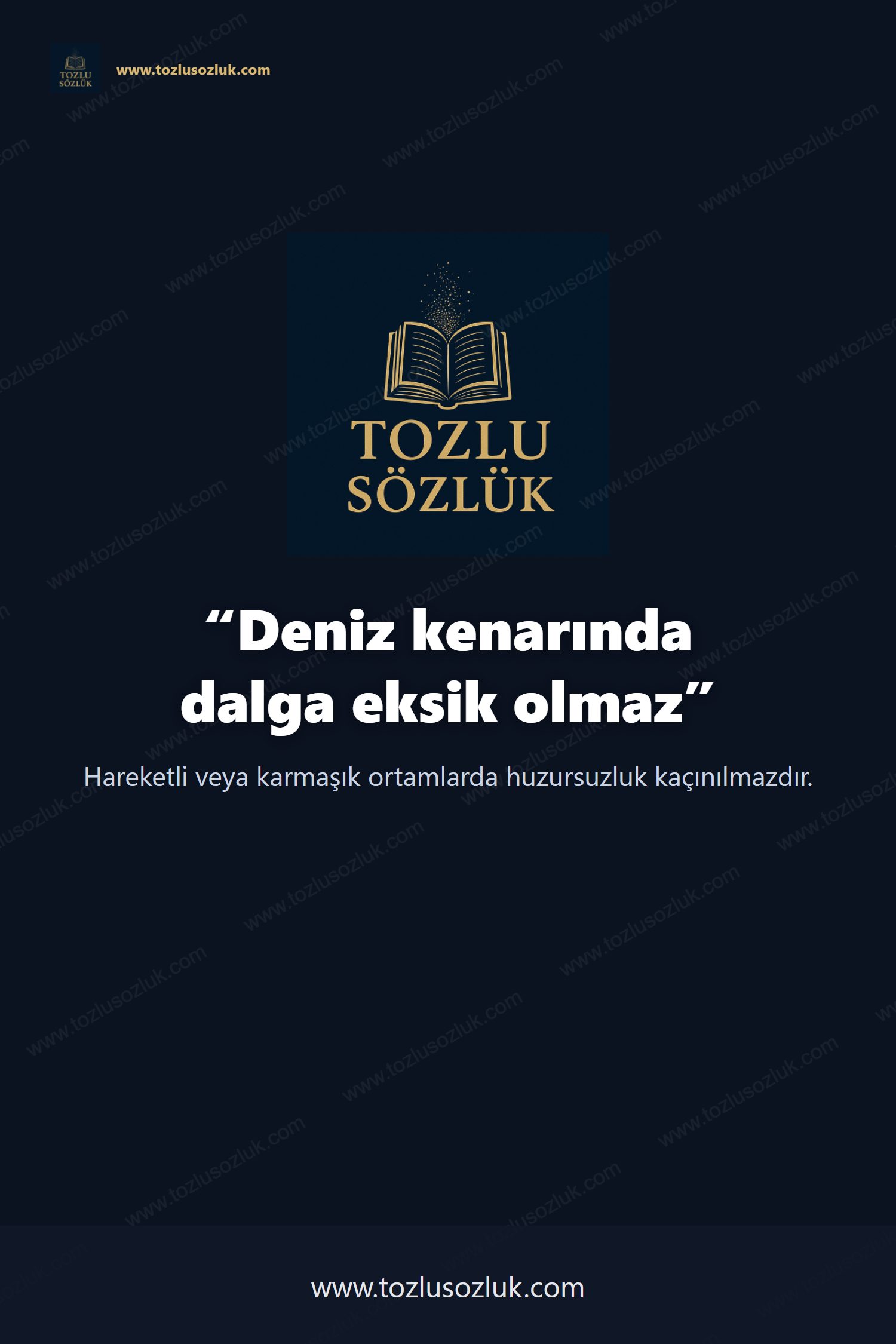 Deniz kenarında dalga eksik olmaz Pinterest görseli