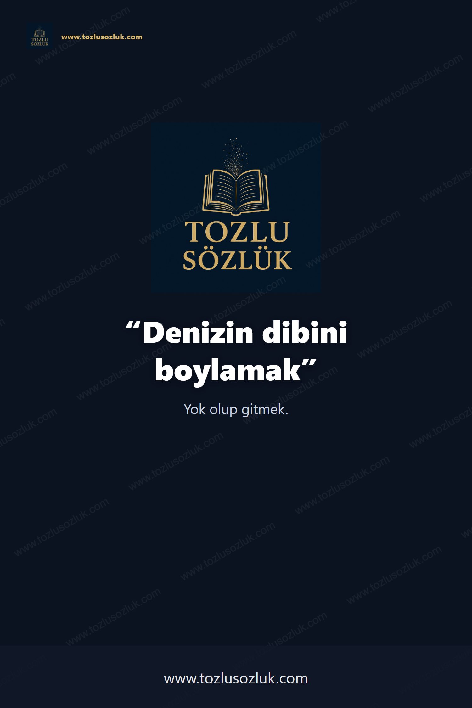 Denizin dibini boylamak Pinterest görseli