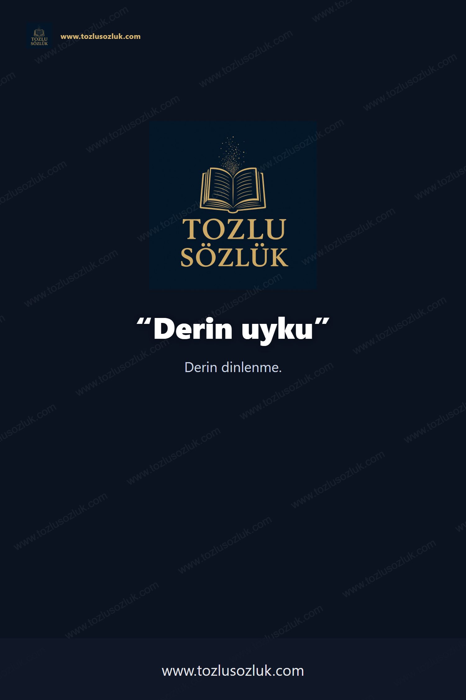 Derin uyku Pinterest görseli
