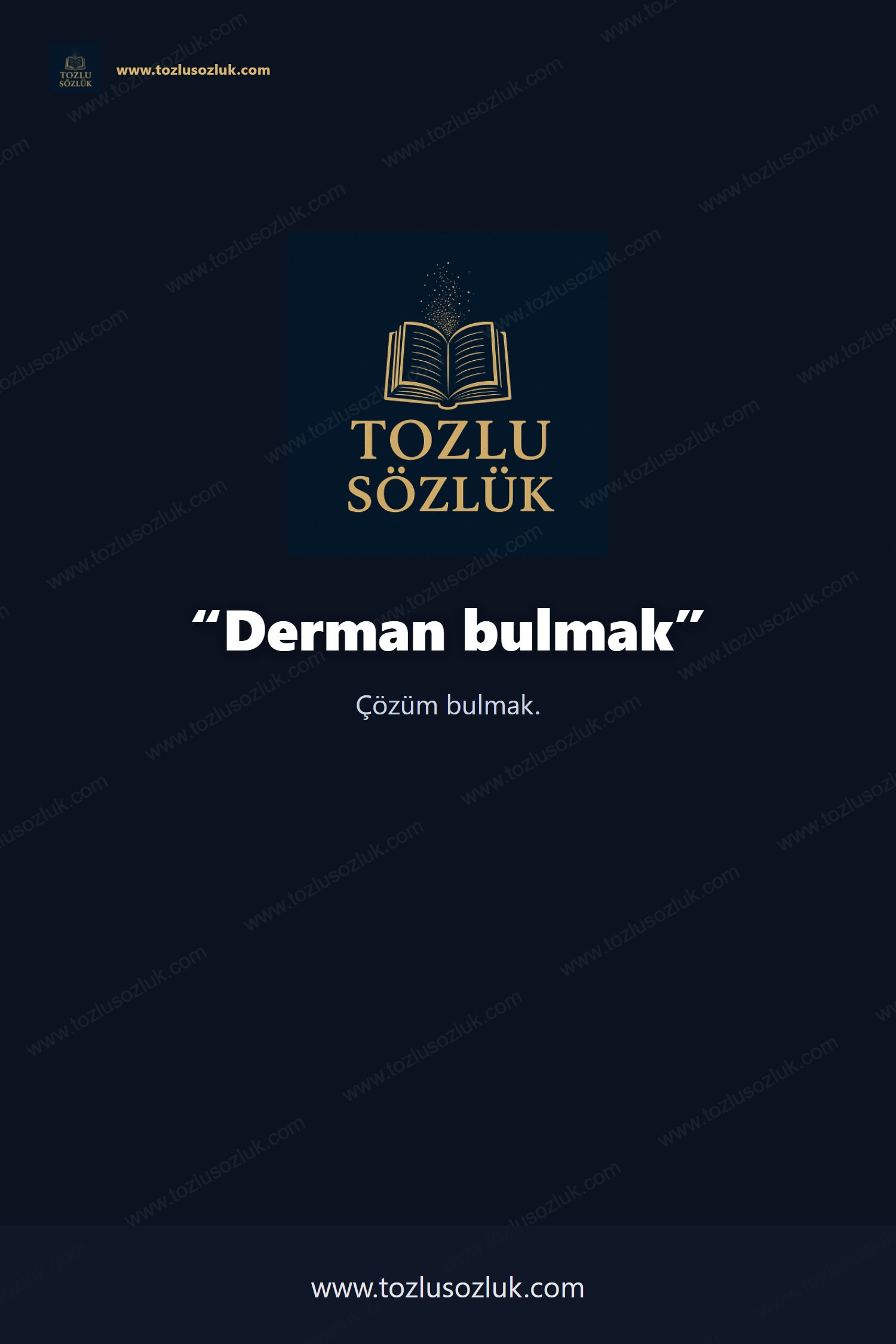 Derman bulmak Pinterest görseli