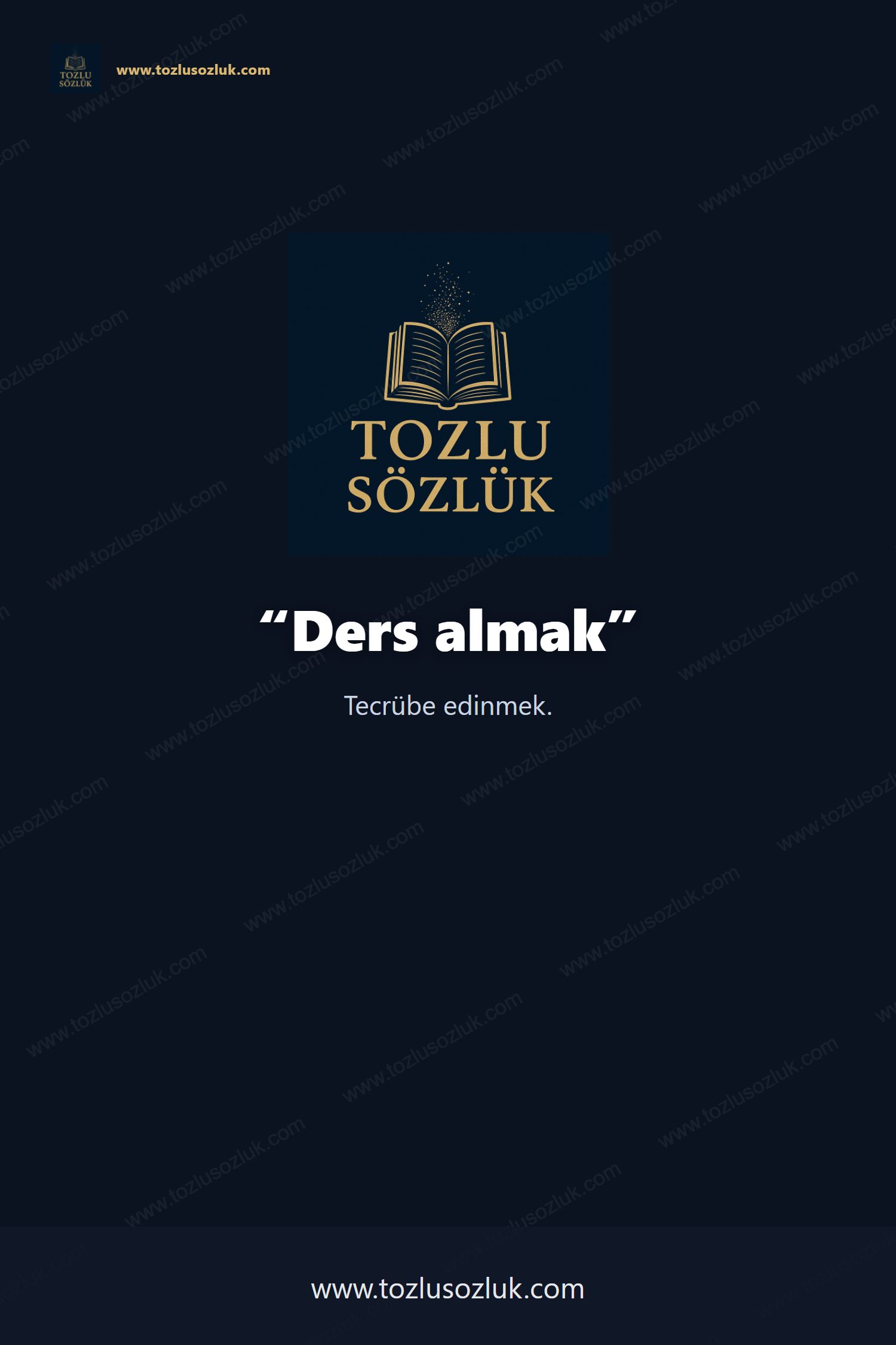Ders almak Pinterest görseli