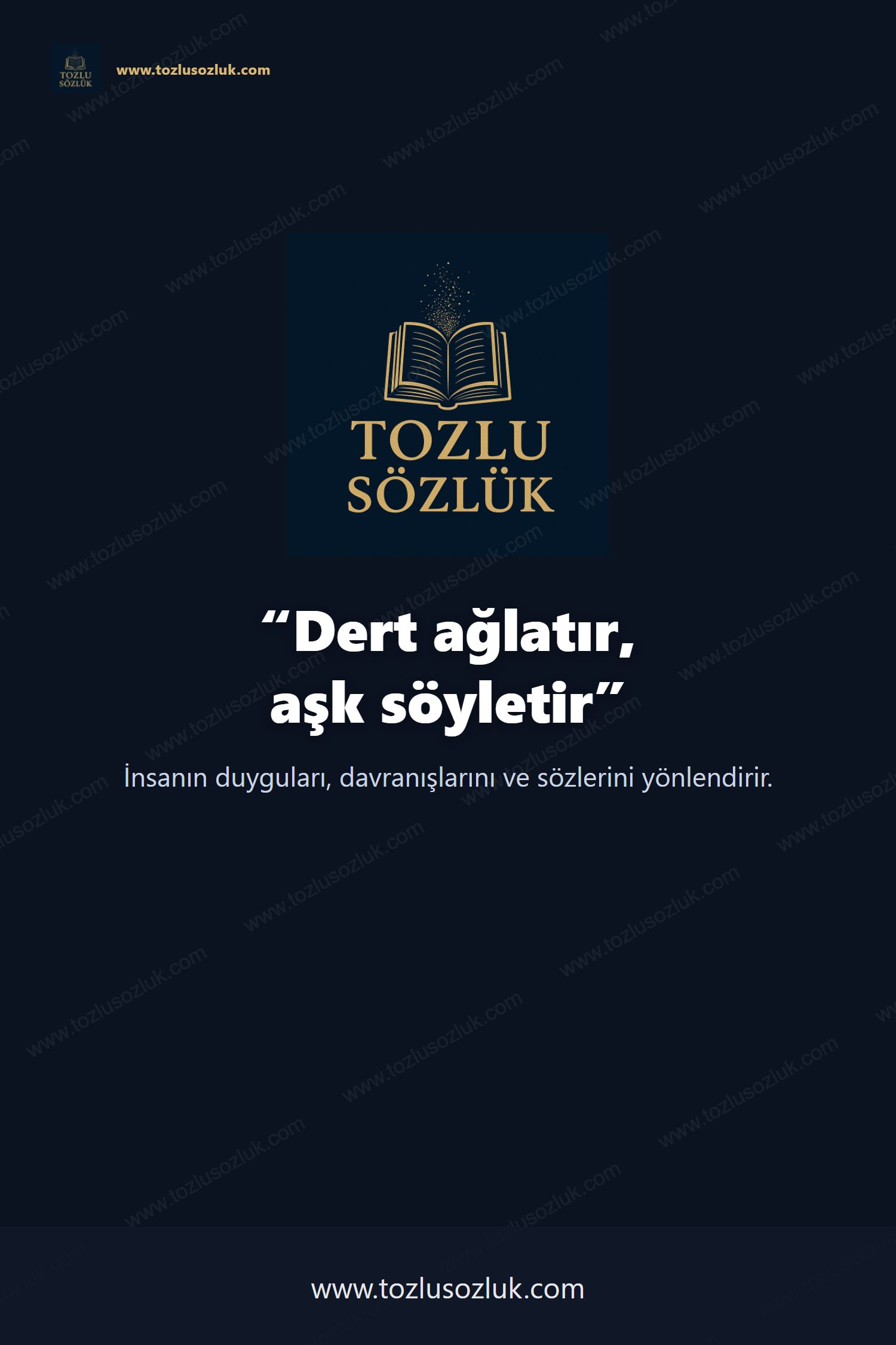 Dert ağlatır, aşk söyletir Pinterest görseli