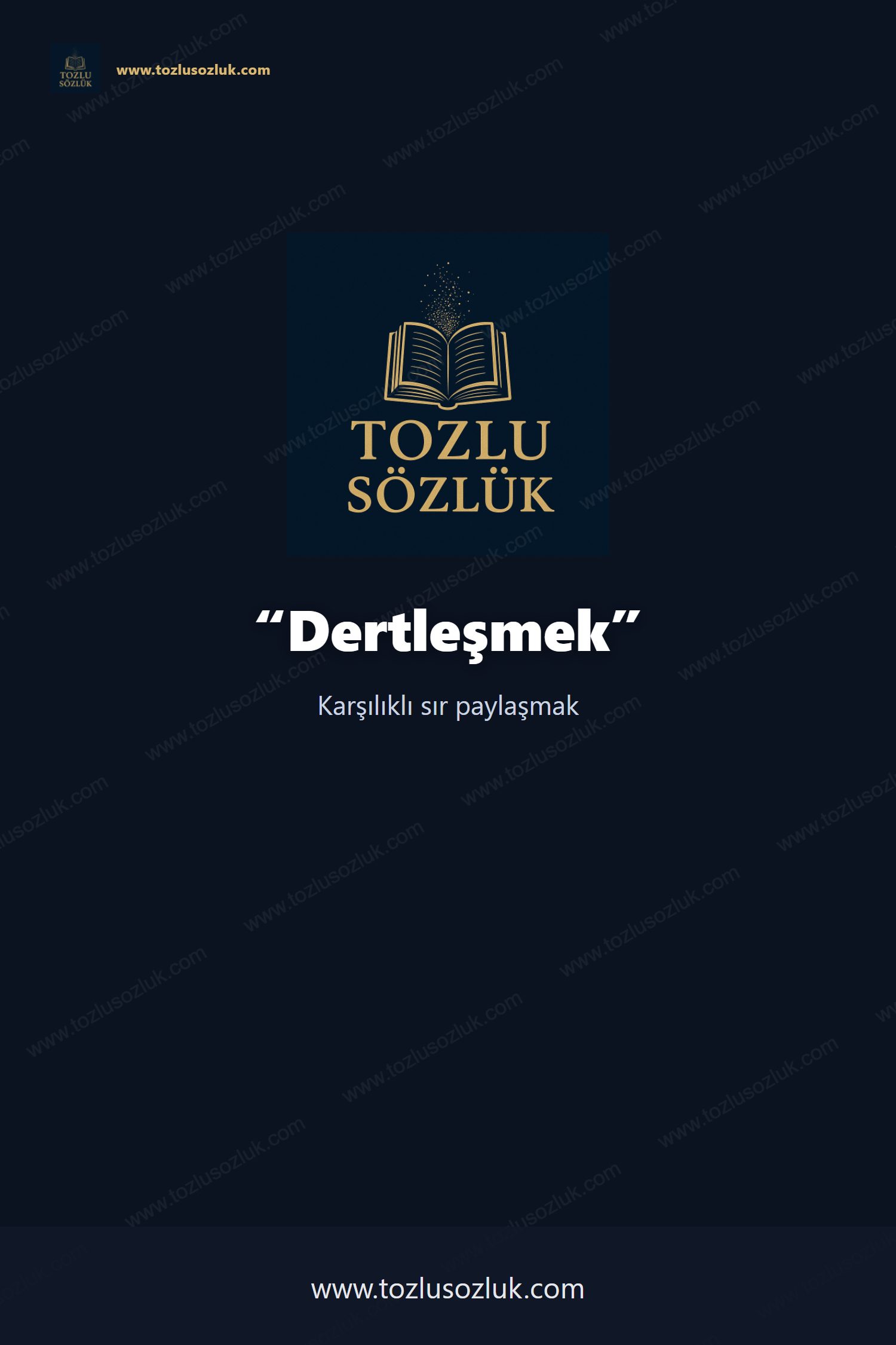 Dertleşmek Pinterest görseli