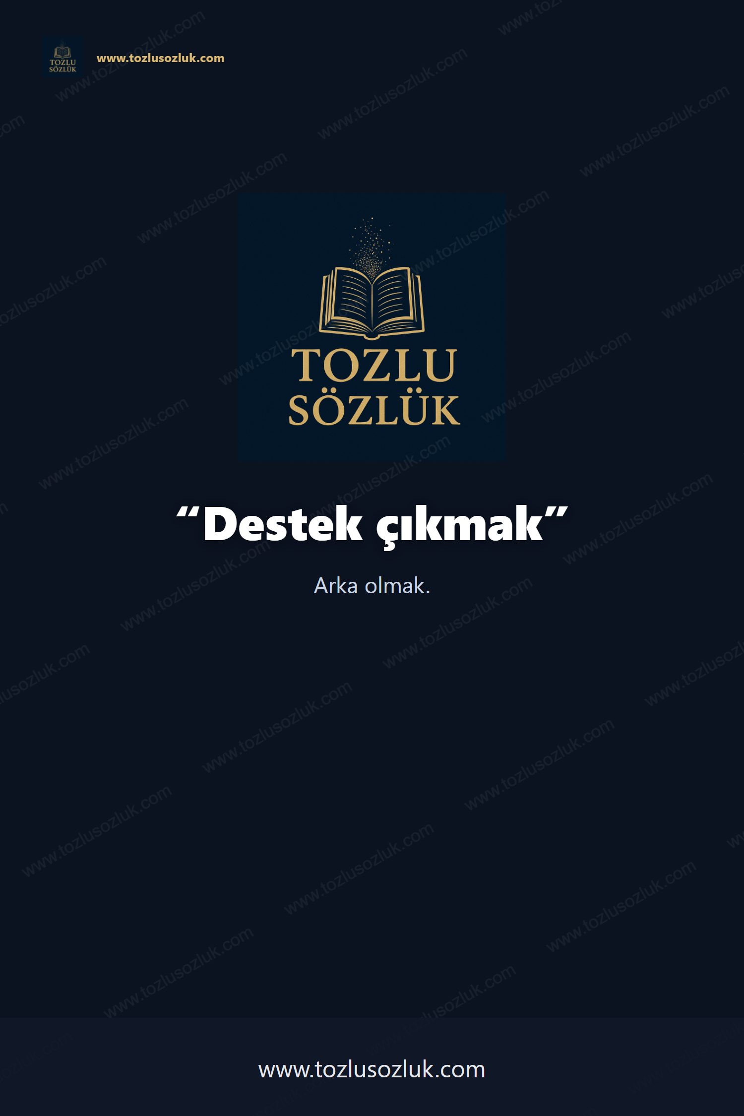 Destek çıkmak Pinterest görseli