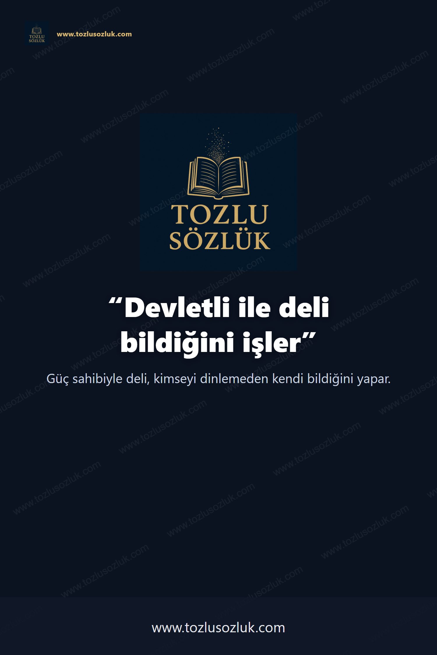 Devletli ile deli bildiğini işler Pinterest görseli