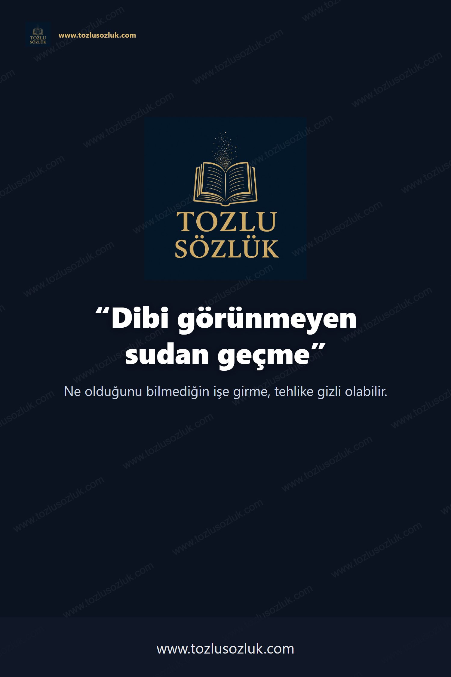 Dibi görünmeyen sudan geçme Pinterest görseli