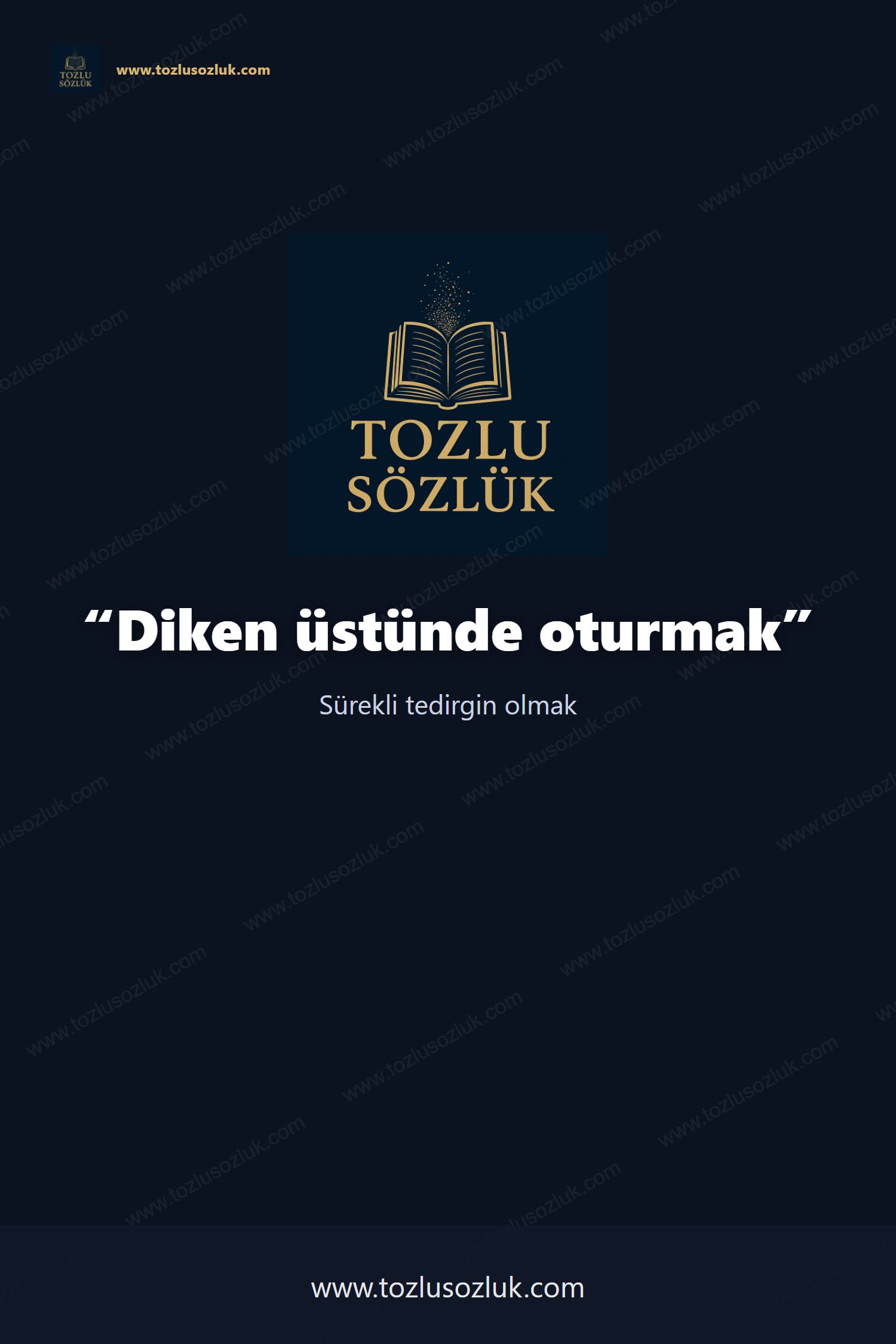 Diken üstünde oturmak Pinterest görseli