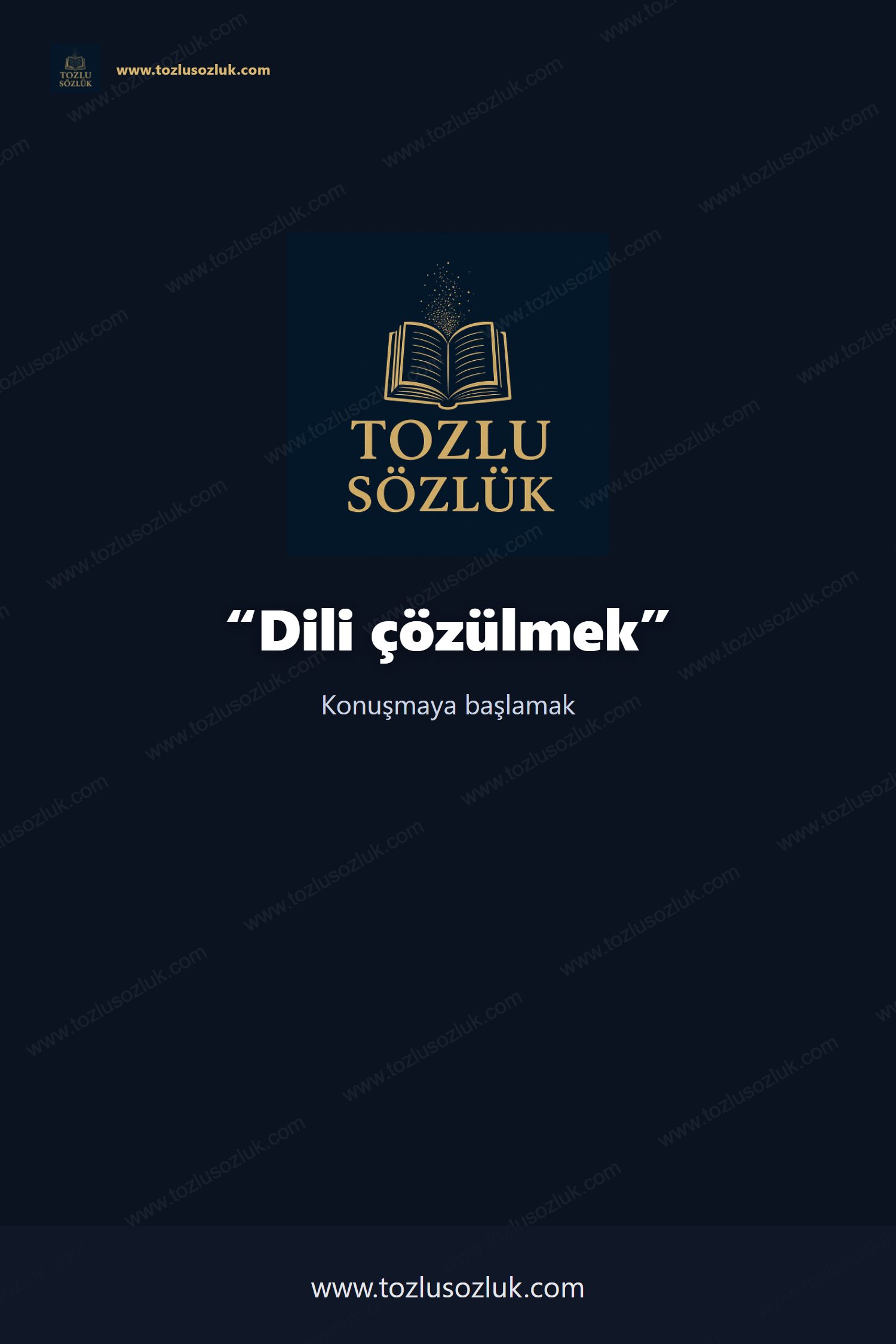 Dili çözülmek Pinterest görseli