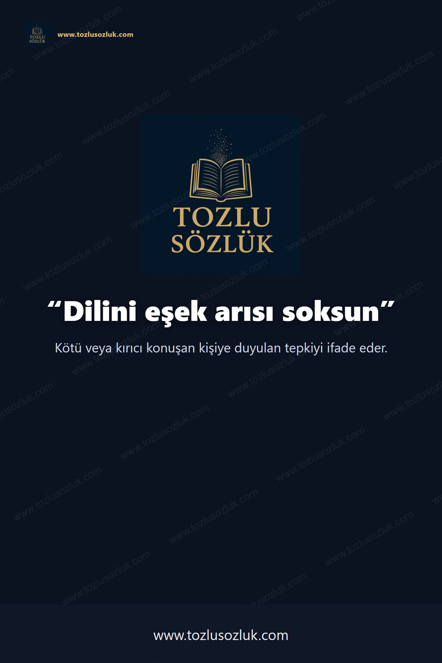 Dilini eşek arısı soksun Pinterest görseli