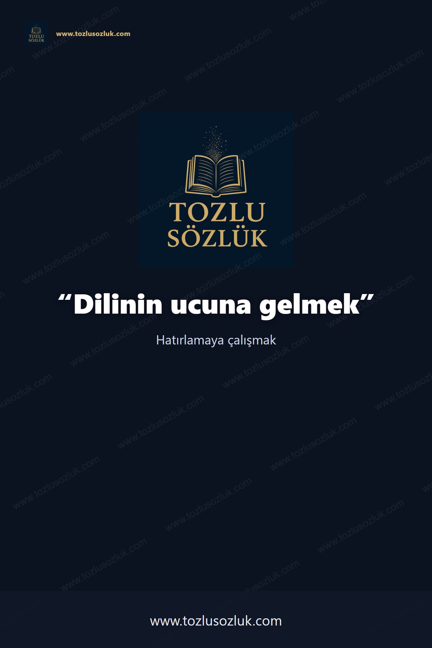 Dilinin ucuna gelmek Pinterest görseli